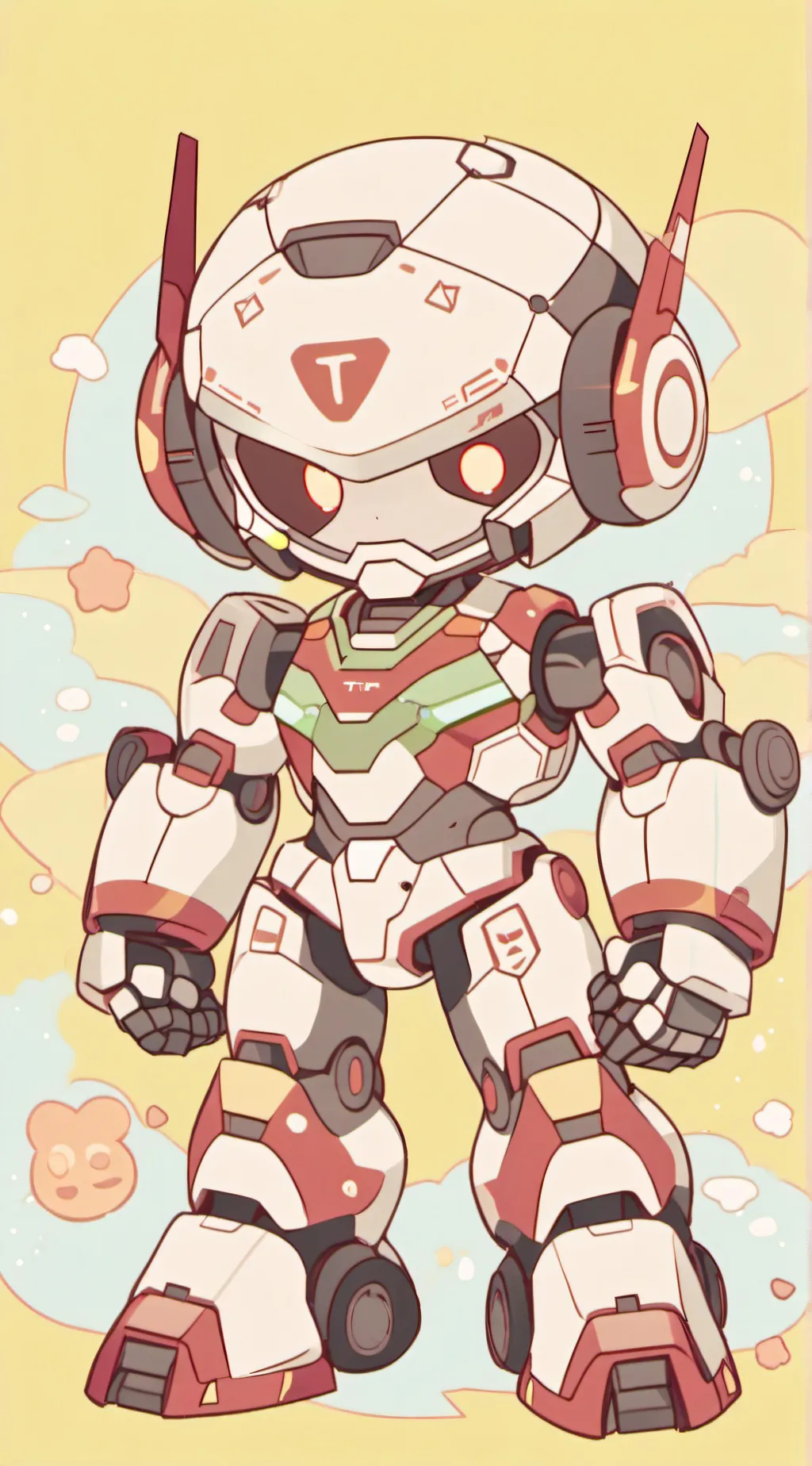 ai character: Titan speaker man background