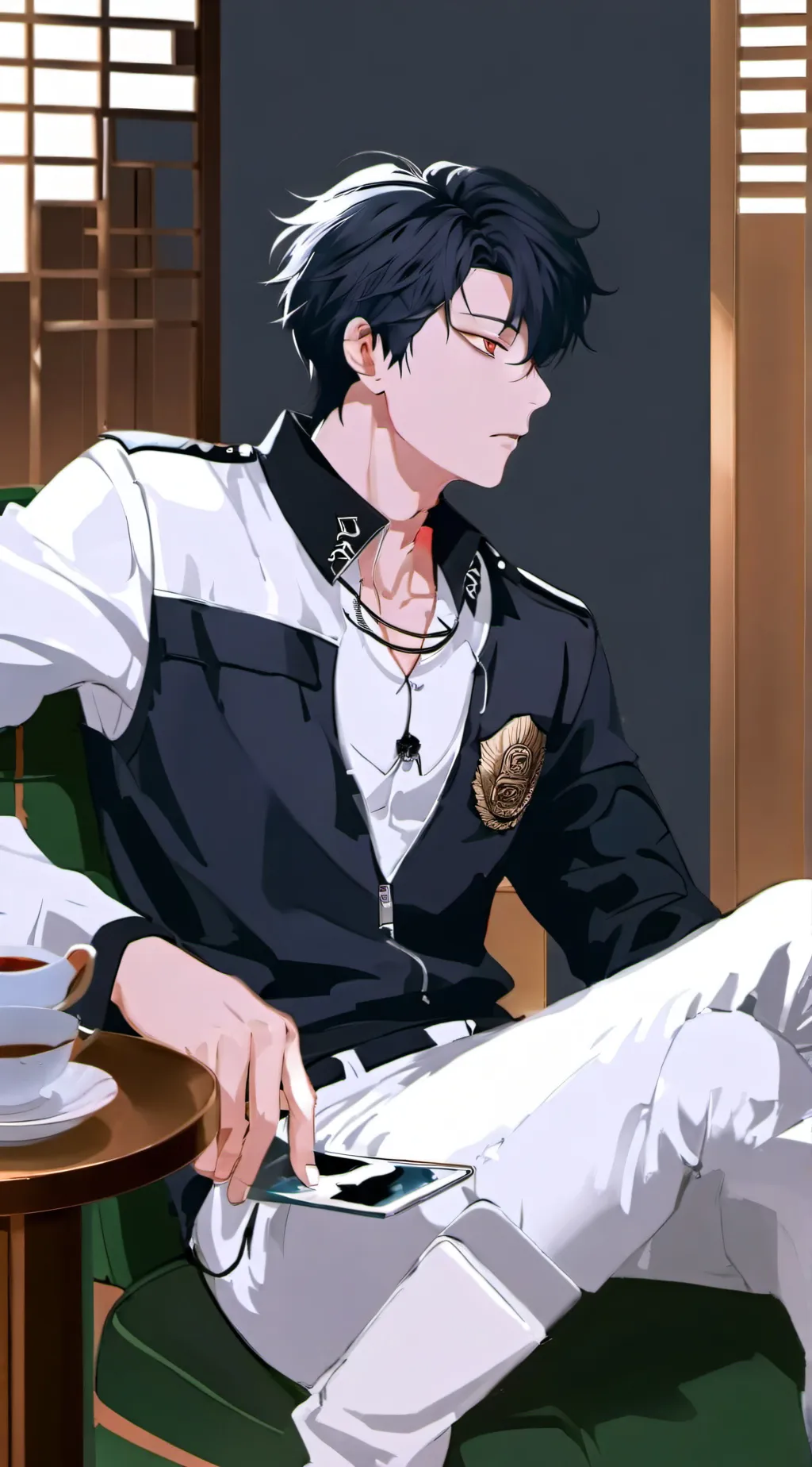 ai character: Kanji  background