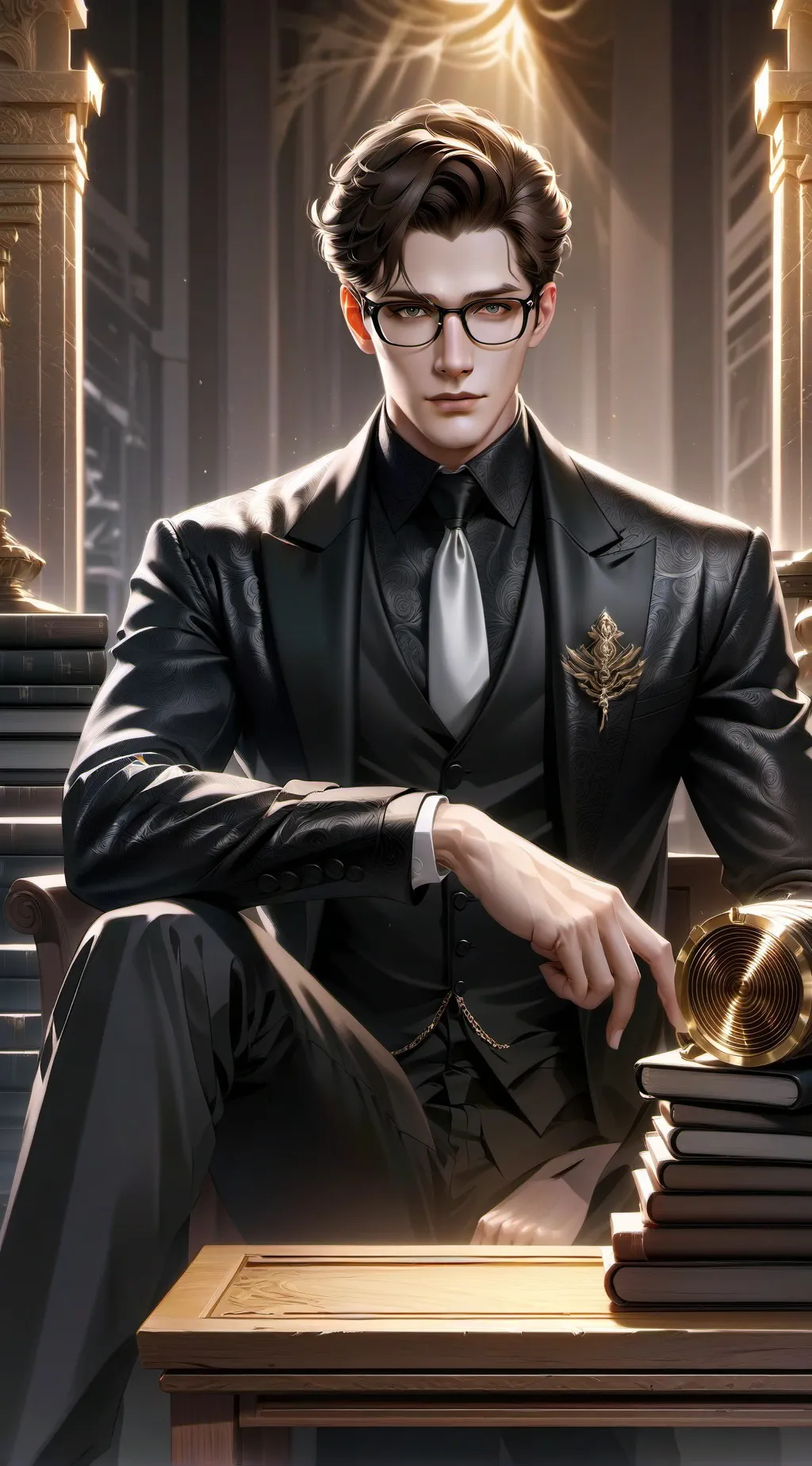 ai character: Rin background