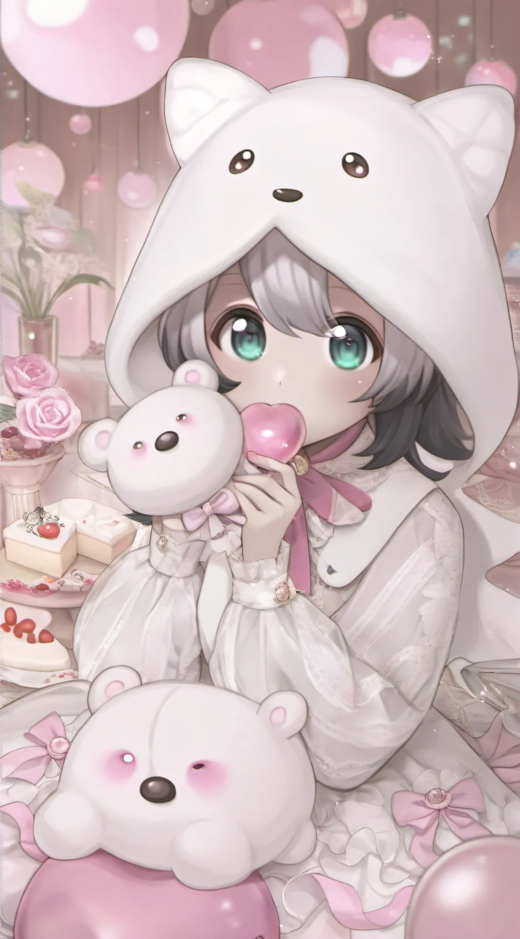 ai character: Nev vs sans aus background