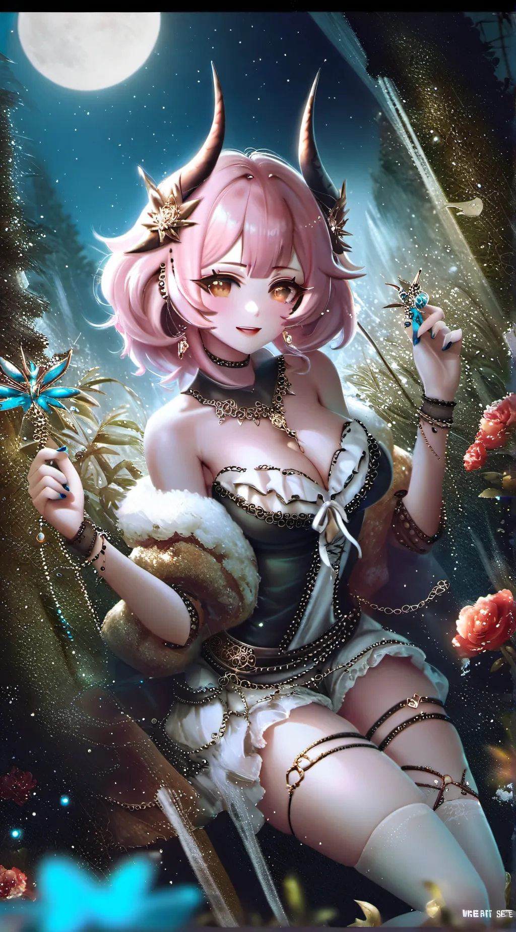 ai character: Mina ashido background