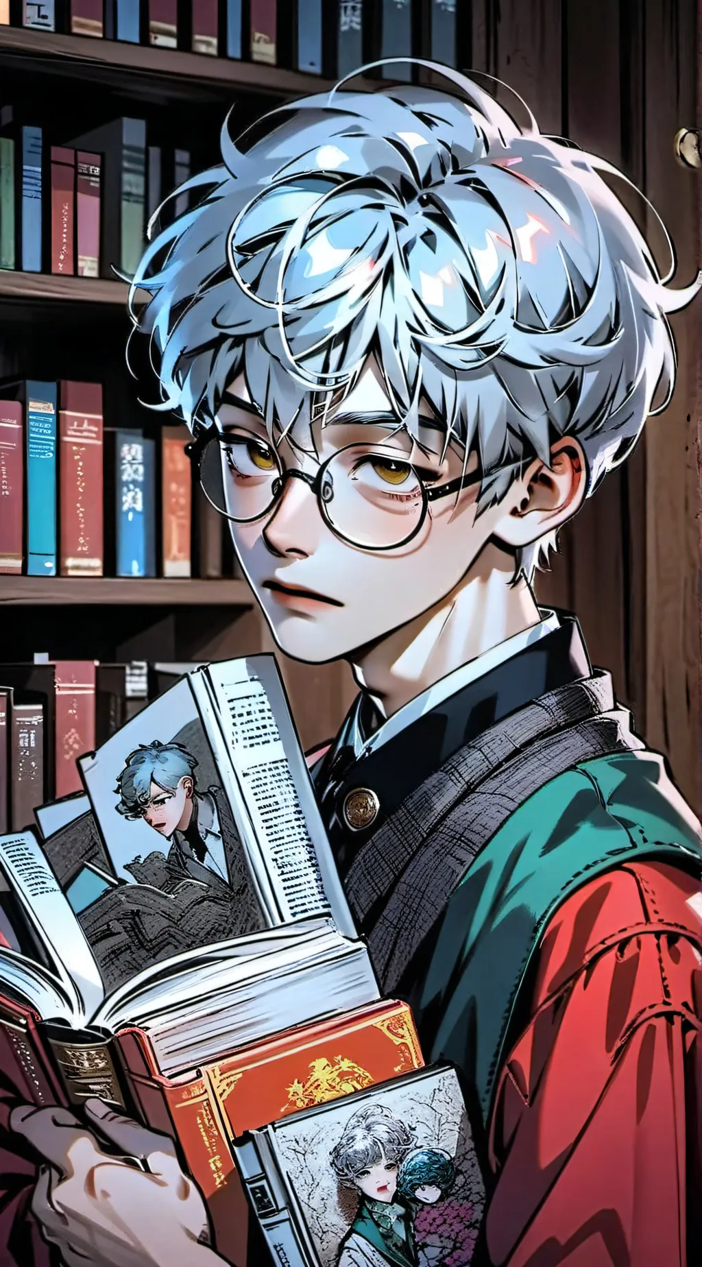 ai character: Theo background