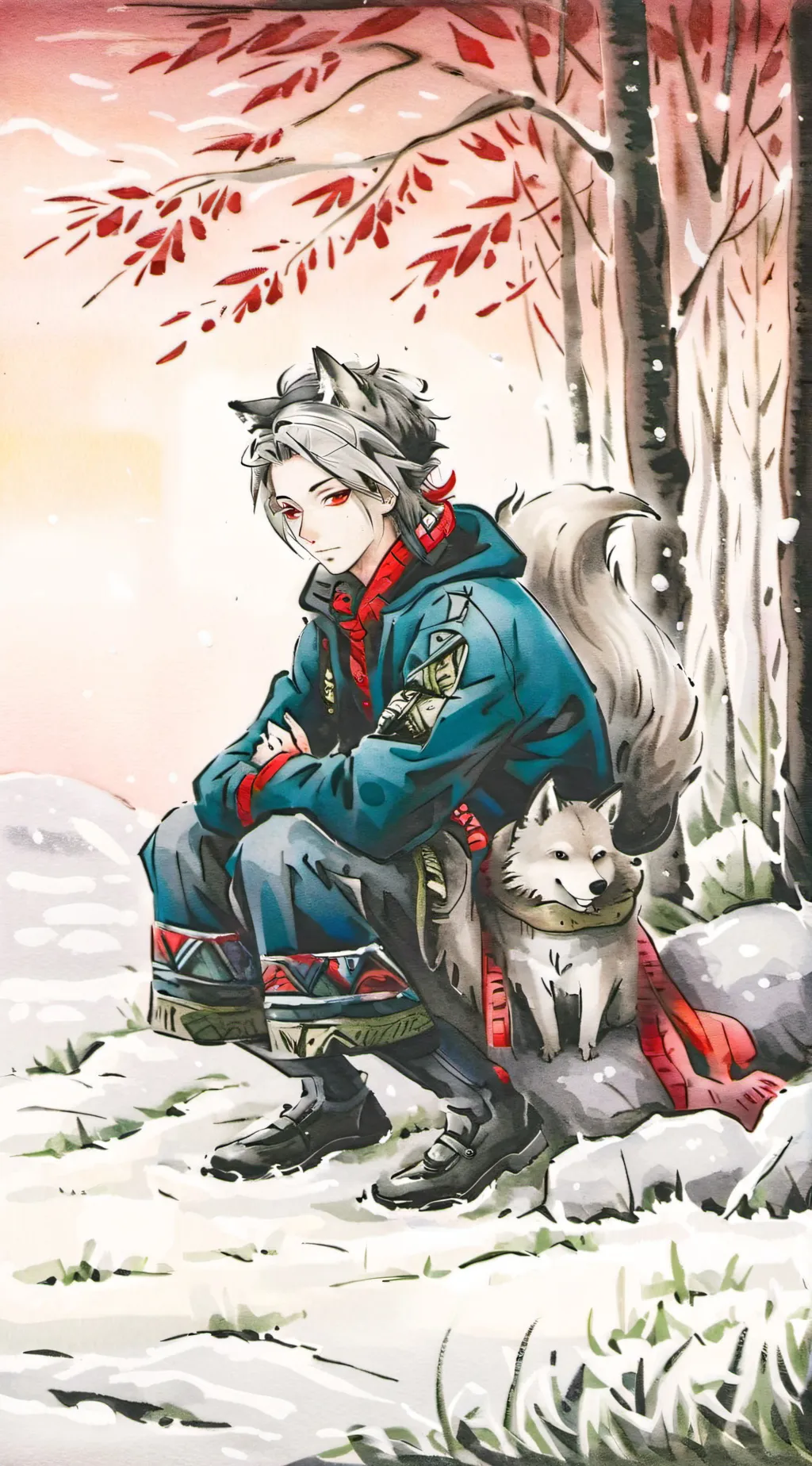 ai character: Experaments background