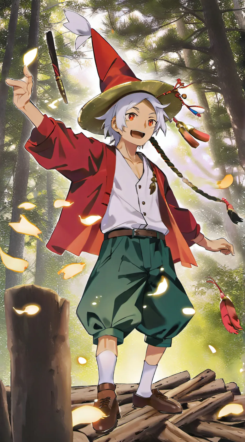 ai character: fantoccio background