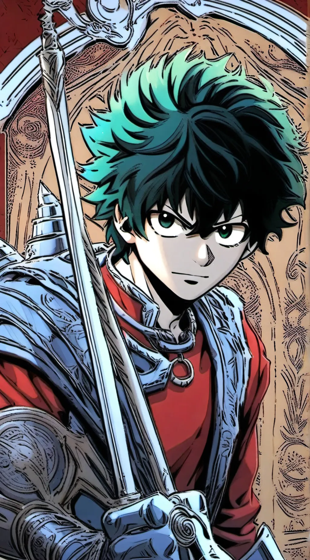 ai character: Deku background