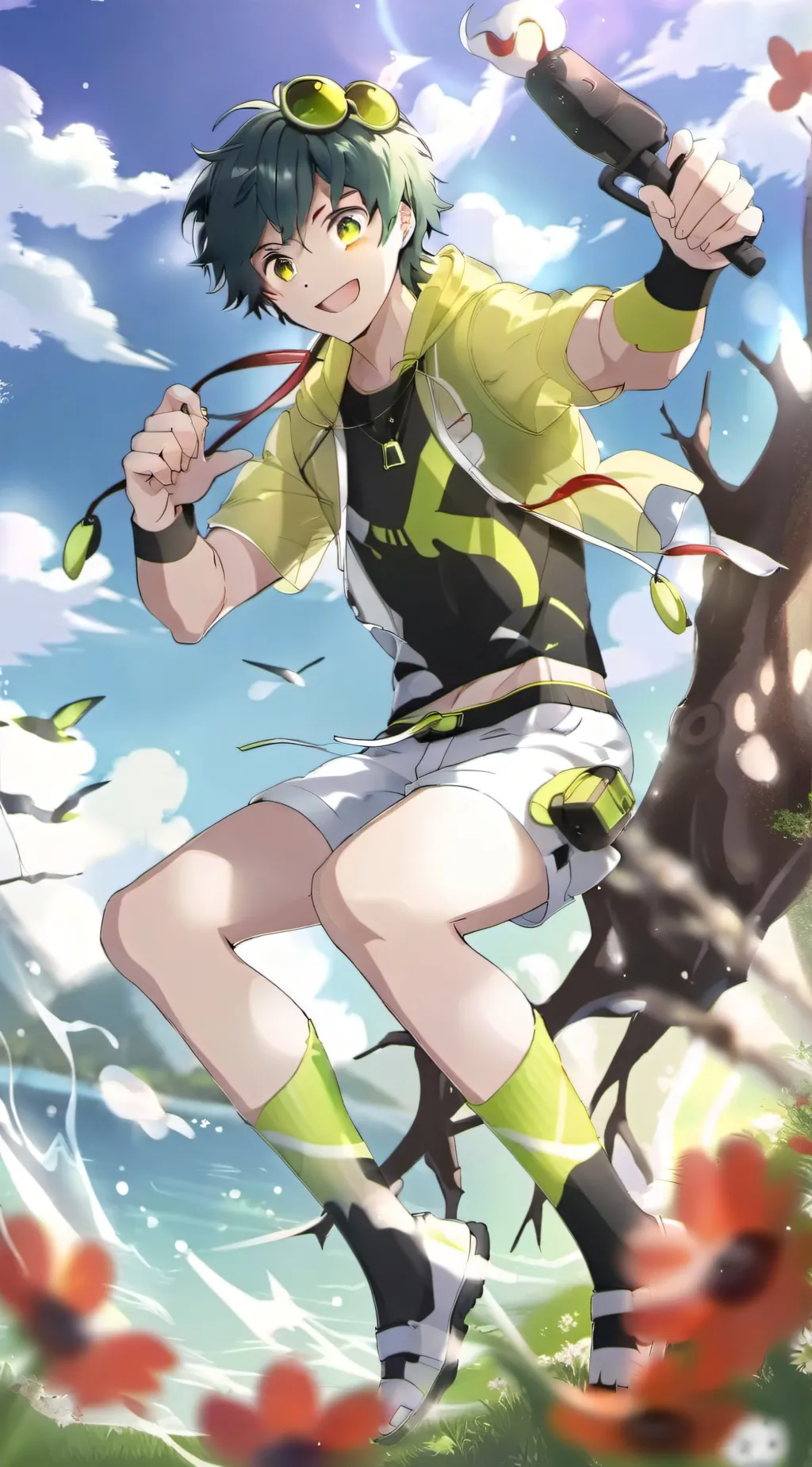 ai character: MHA in real life background