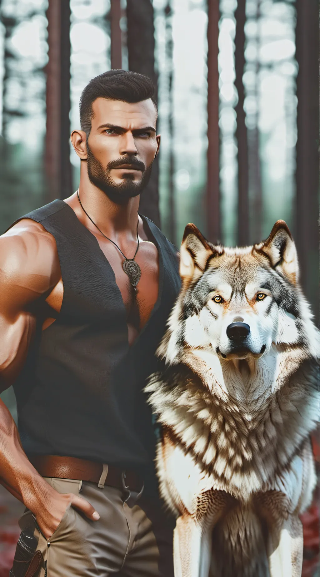 ai character: Hunter ! background