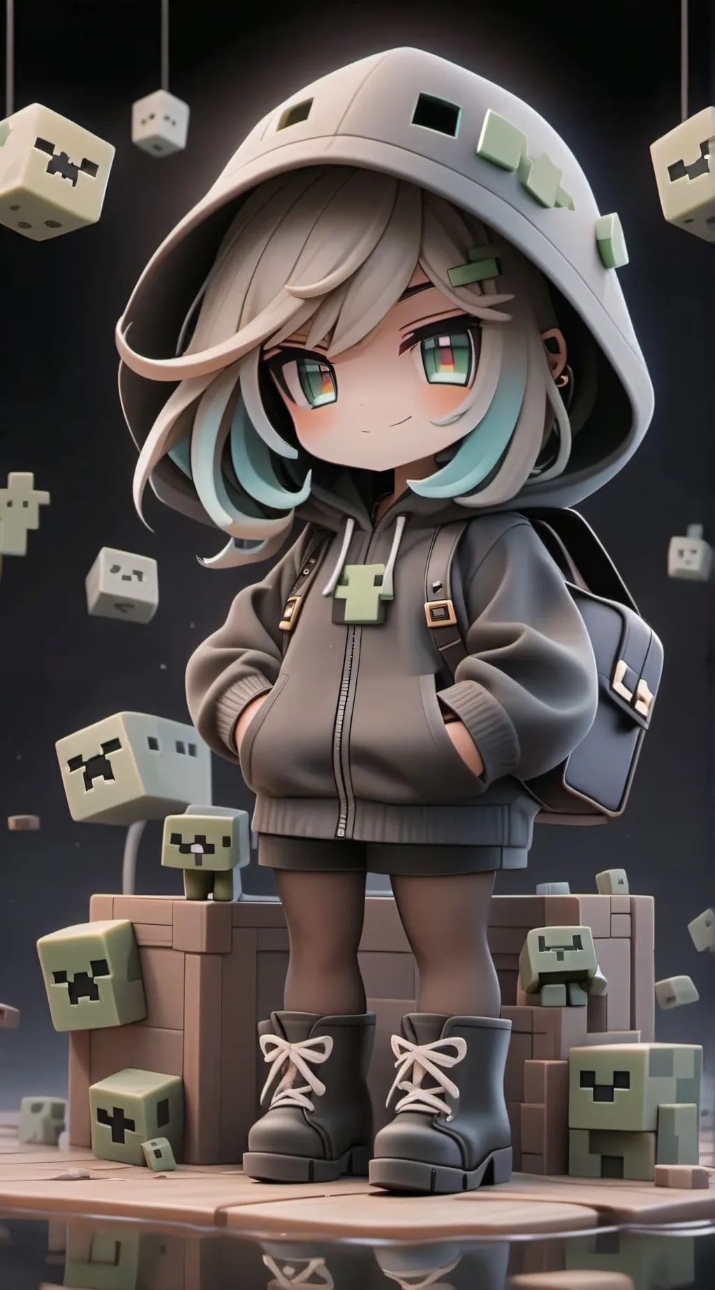 ai character: Creeper background