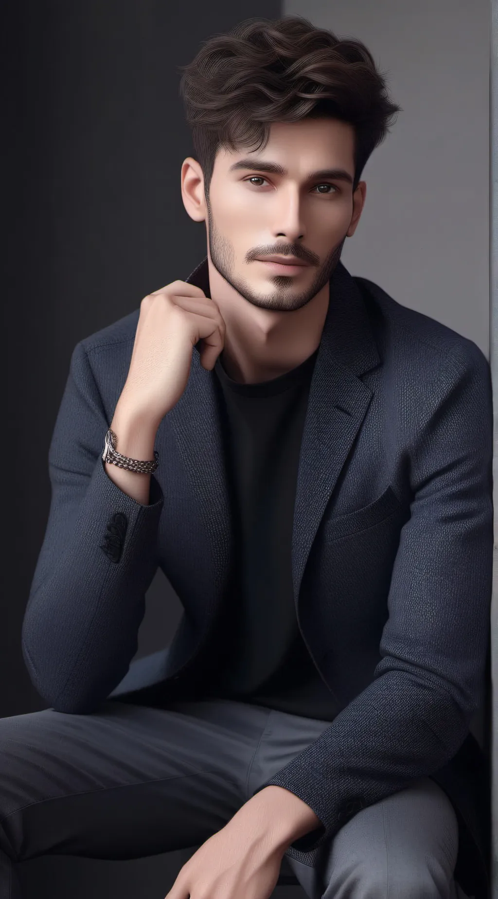 ai character: Leo background