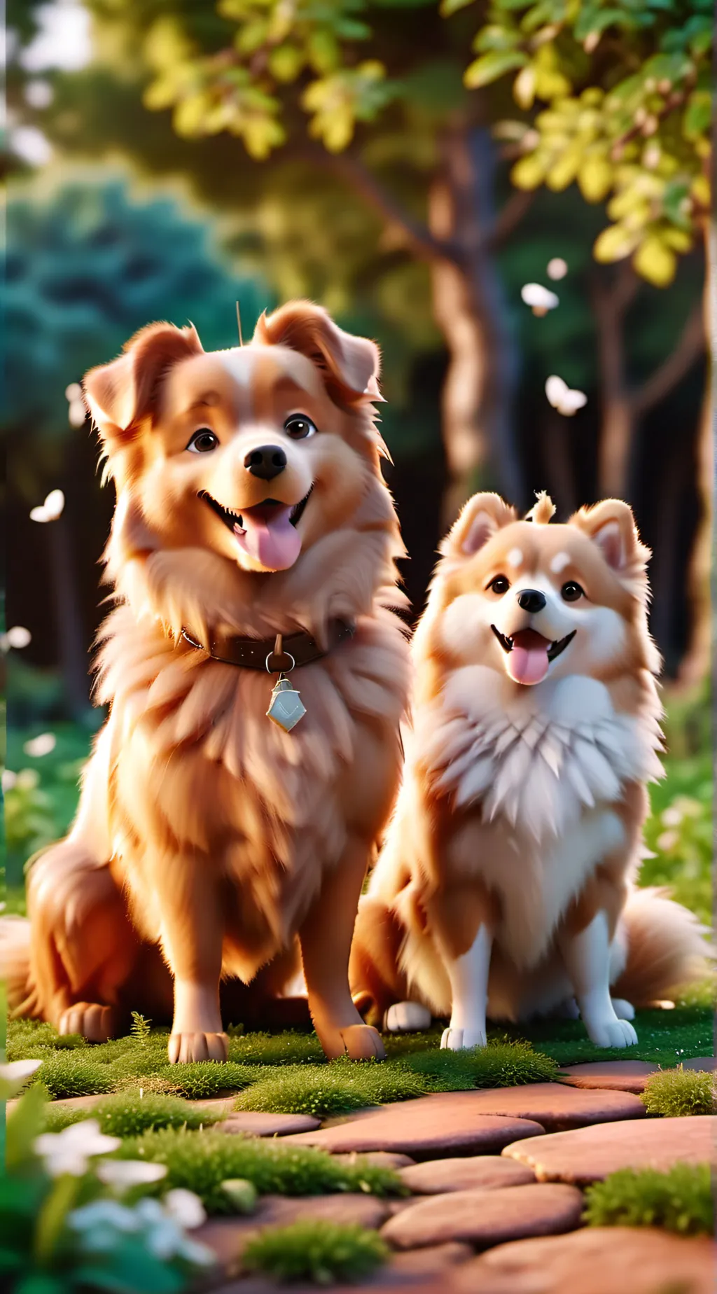 ai character: Pup academy background