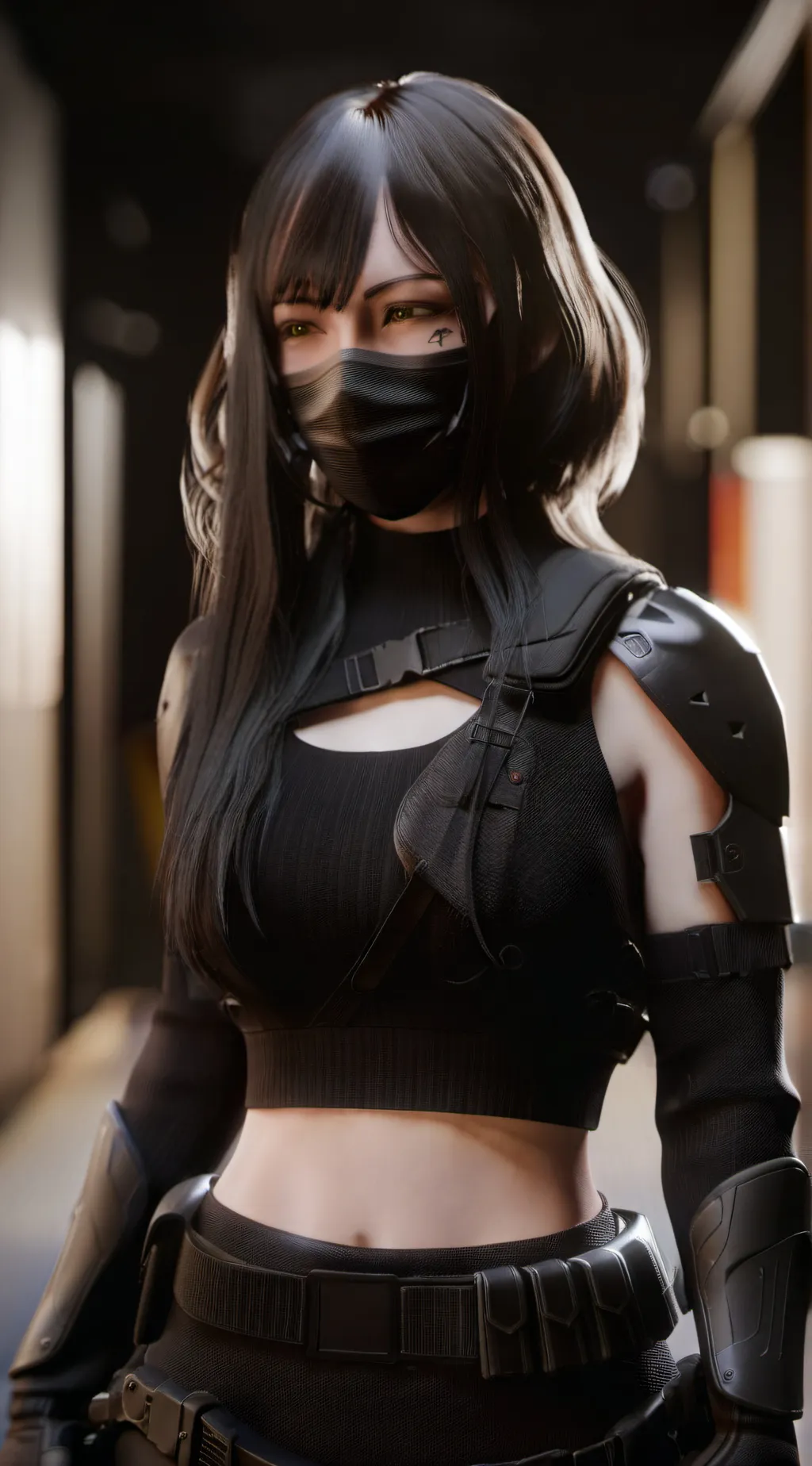 ai character: Aoi Shimizu  background