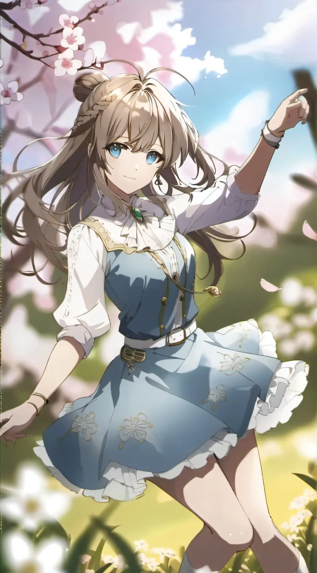 ai character: Maiya Grey background