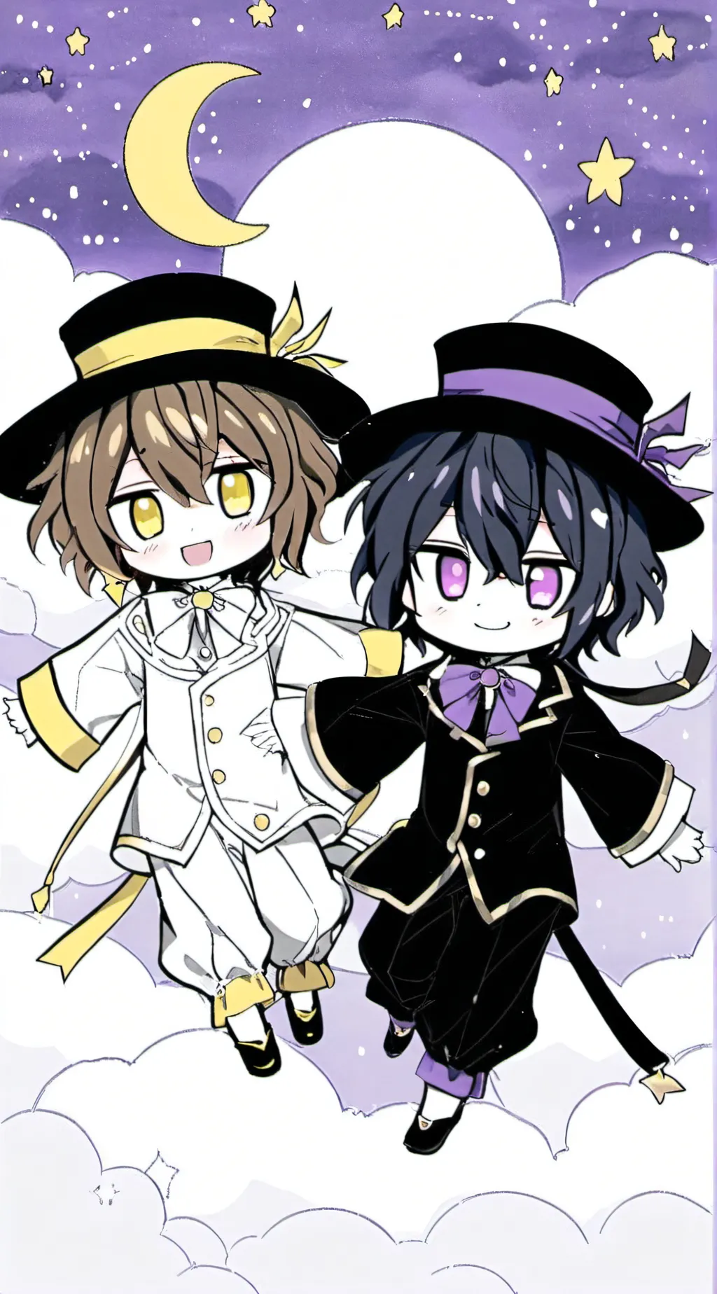 ai character: Moon and sun rp!:D background