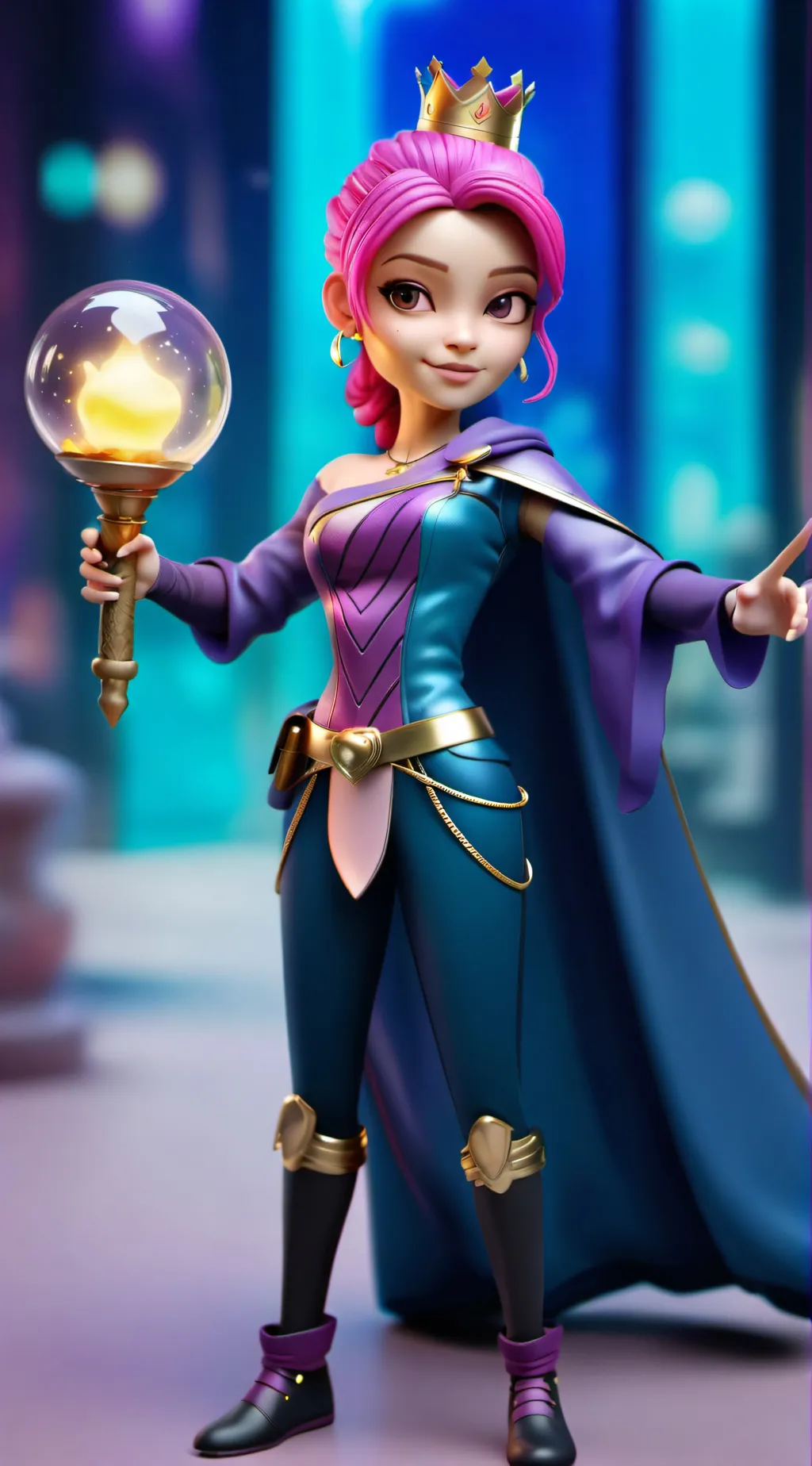 ai character: audrey  background