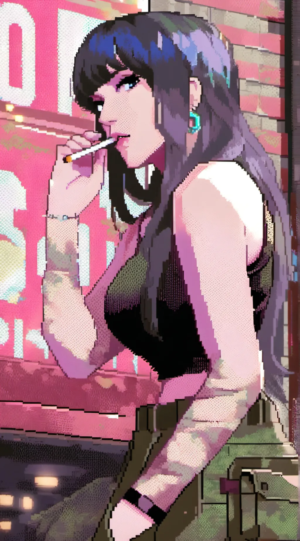 ai character: Cristal  background