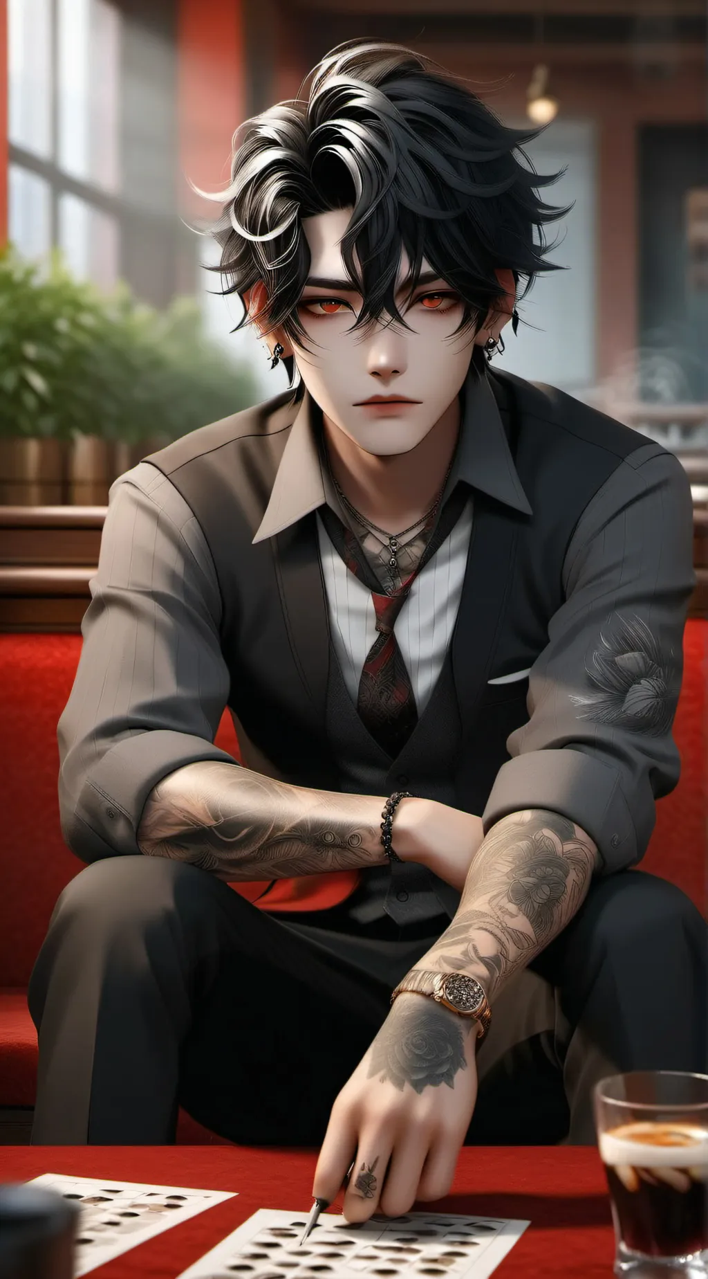 ai character: Brandon background