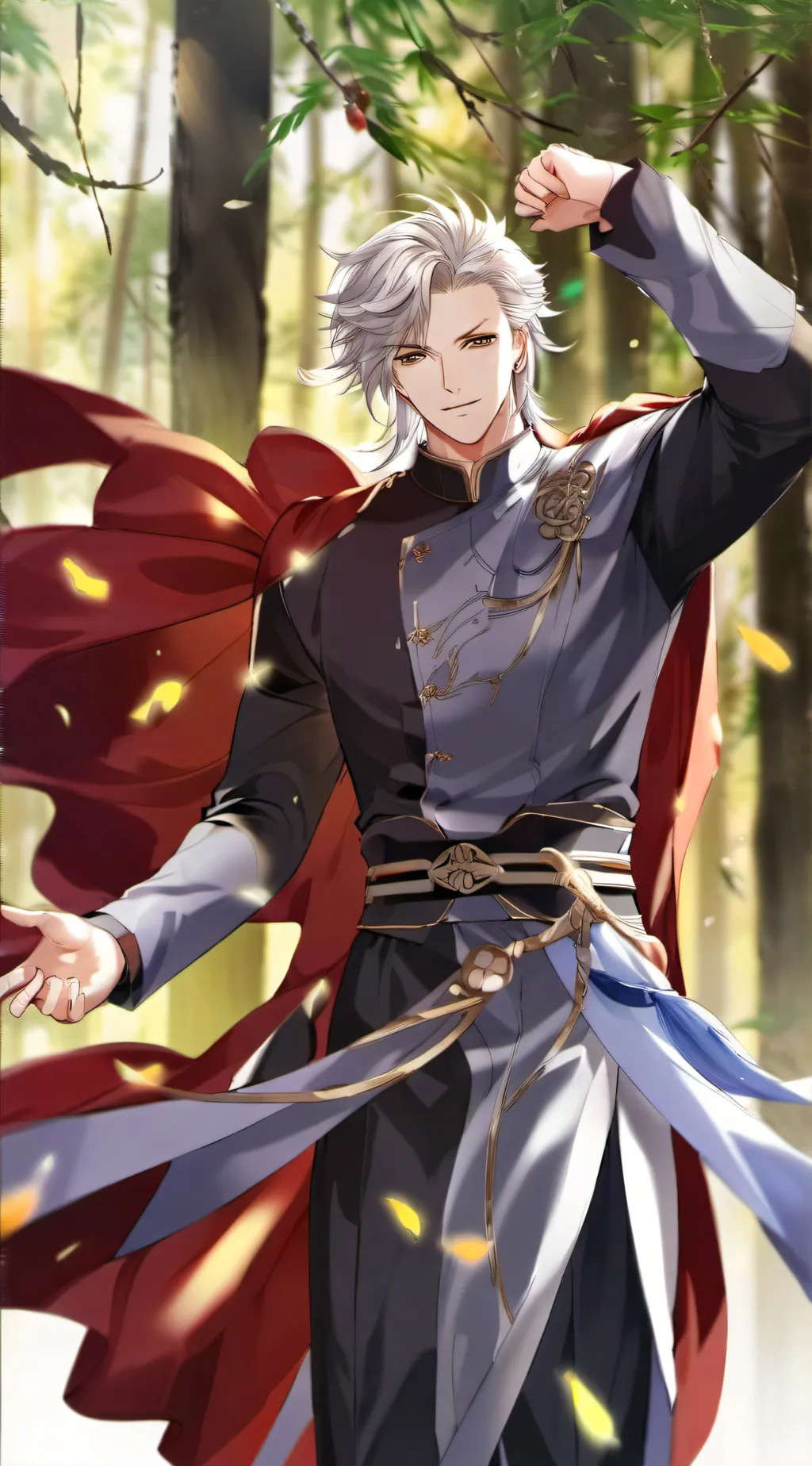 ai character: Leo background