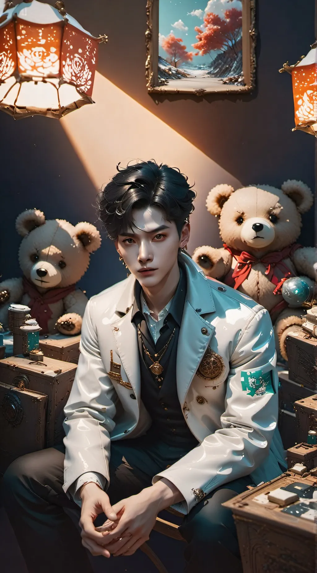 ai character: Max background