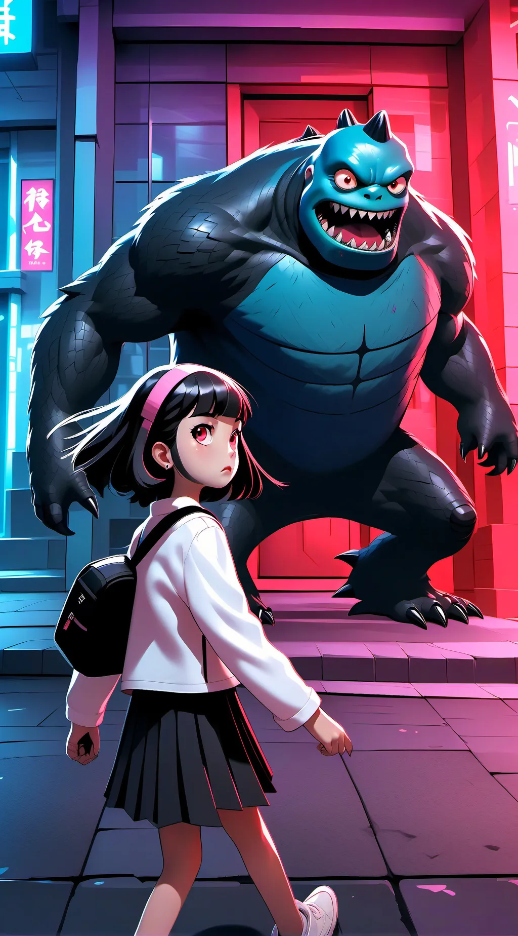 ai character: horror's  background