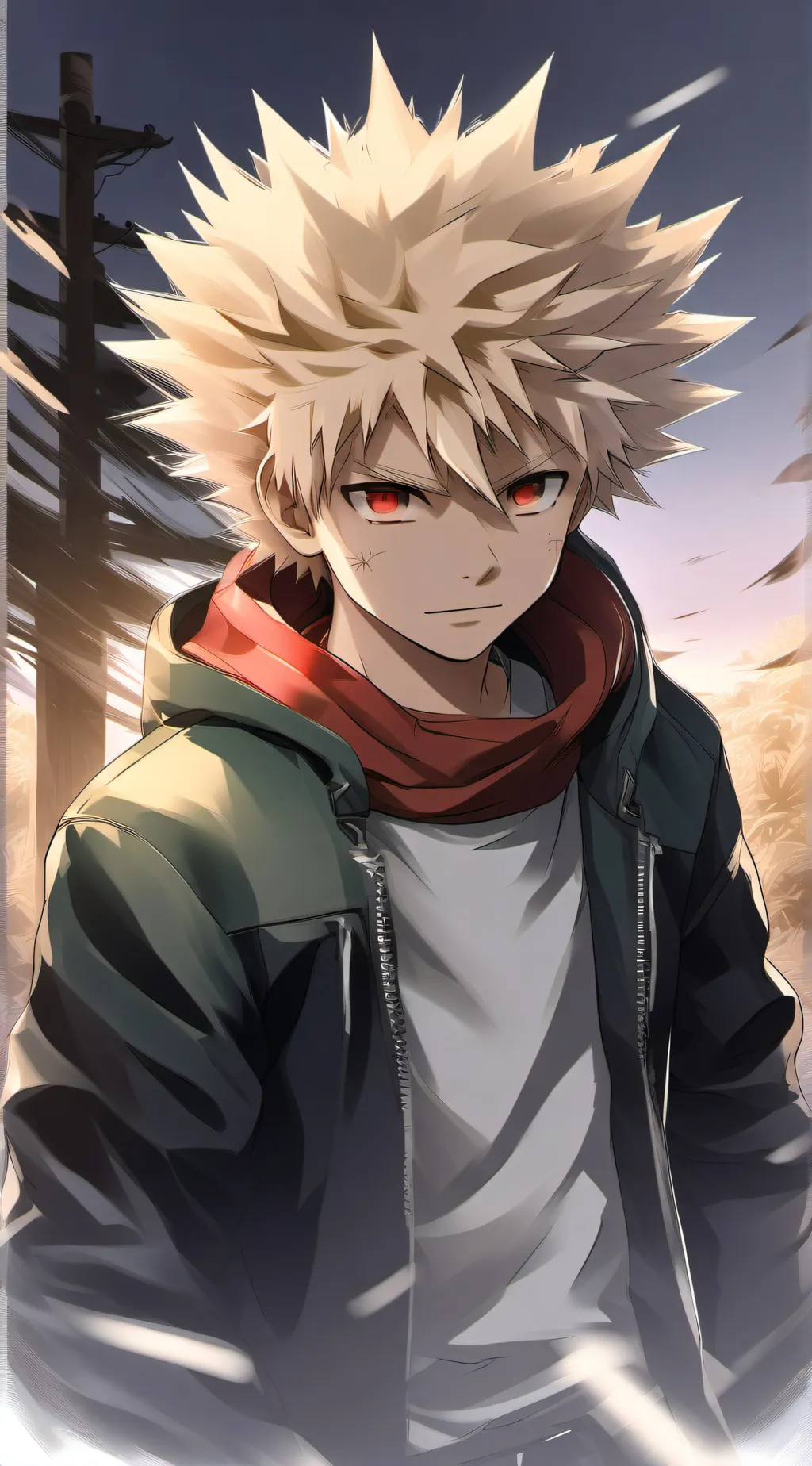 ai character: Katsuki Bakugo (2) background