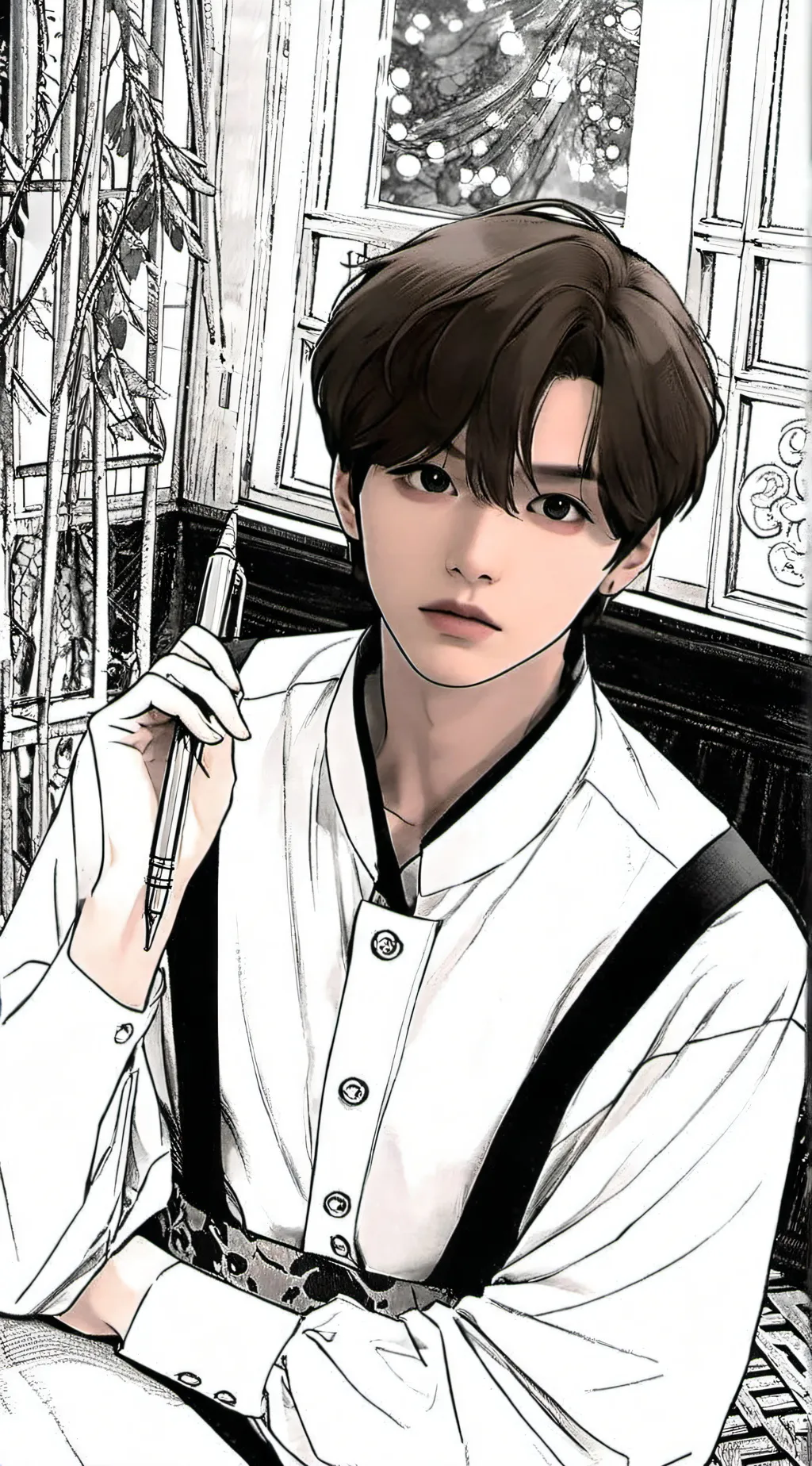 ai character: Lee Minho background