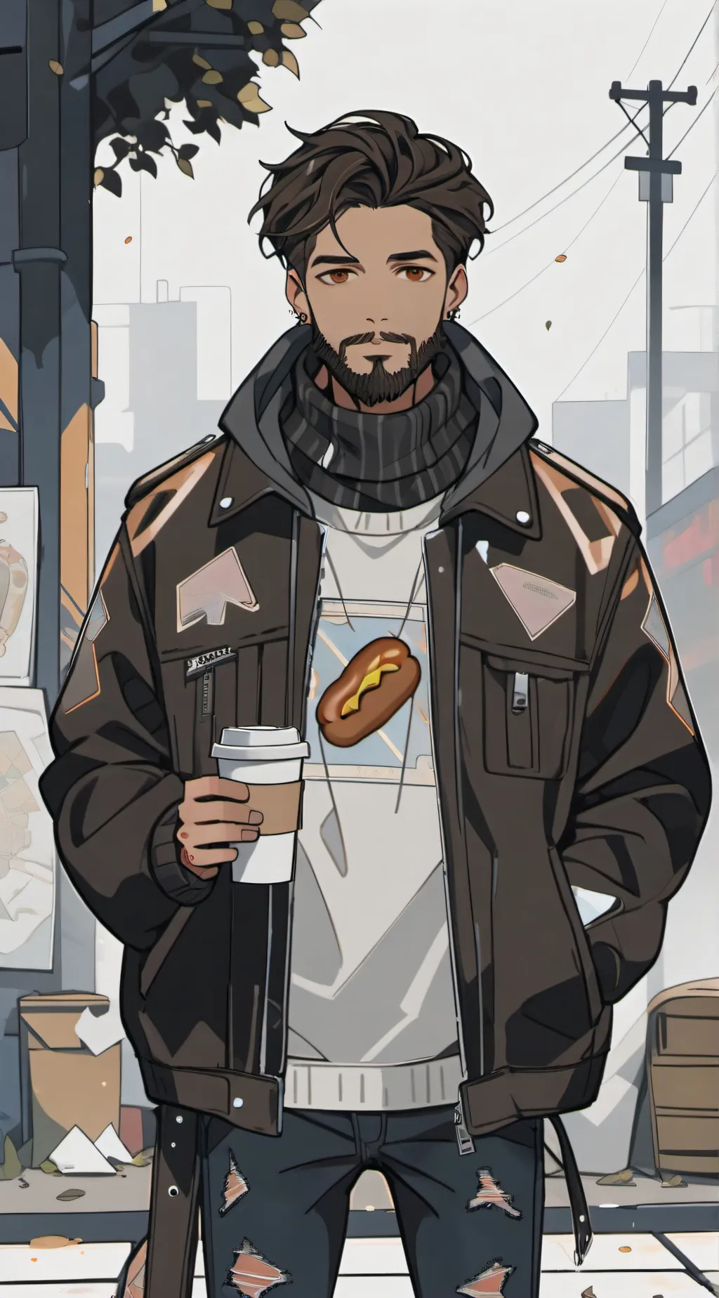 ai character: zean background