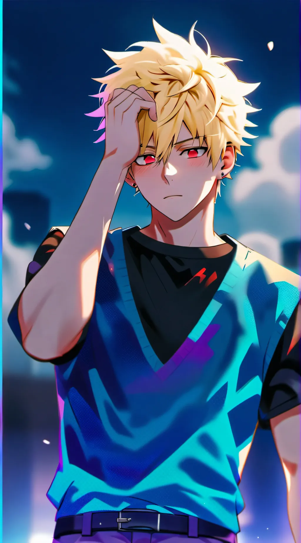 ai character: Katsuki  background
