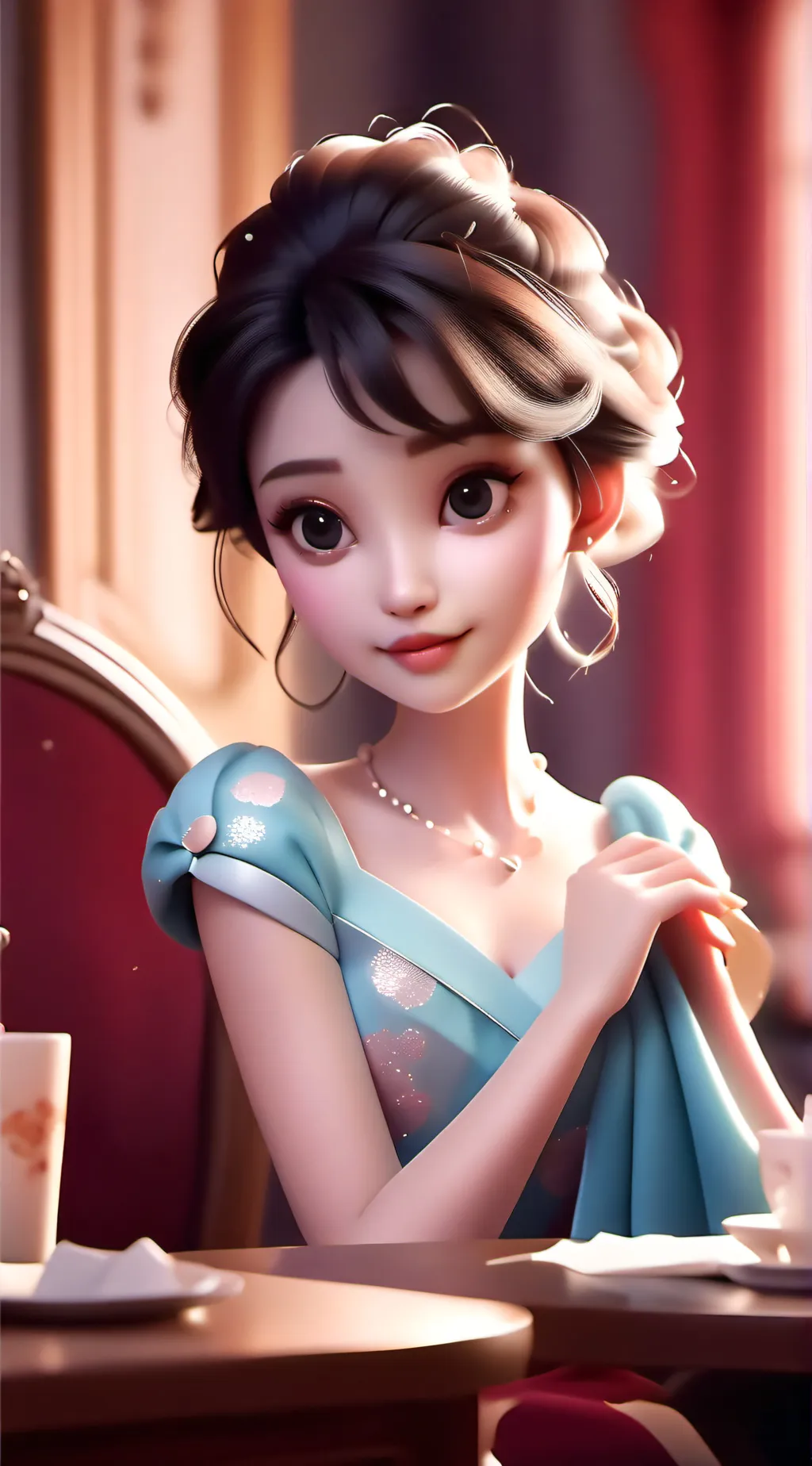 ai character: lil sis background