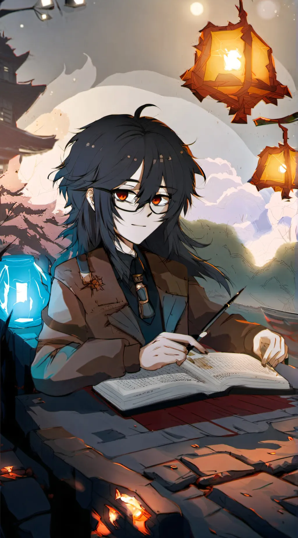 ai character: emili background