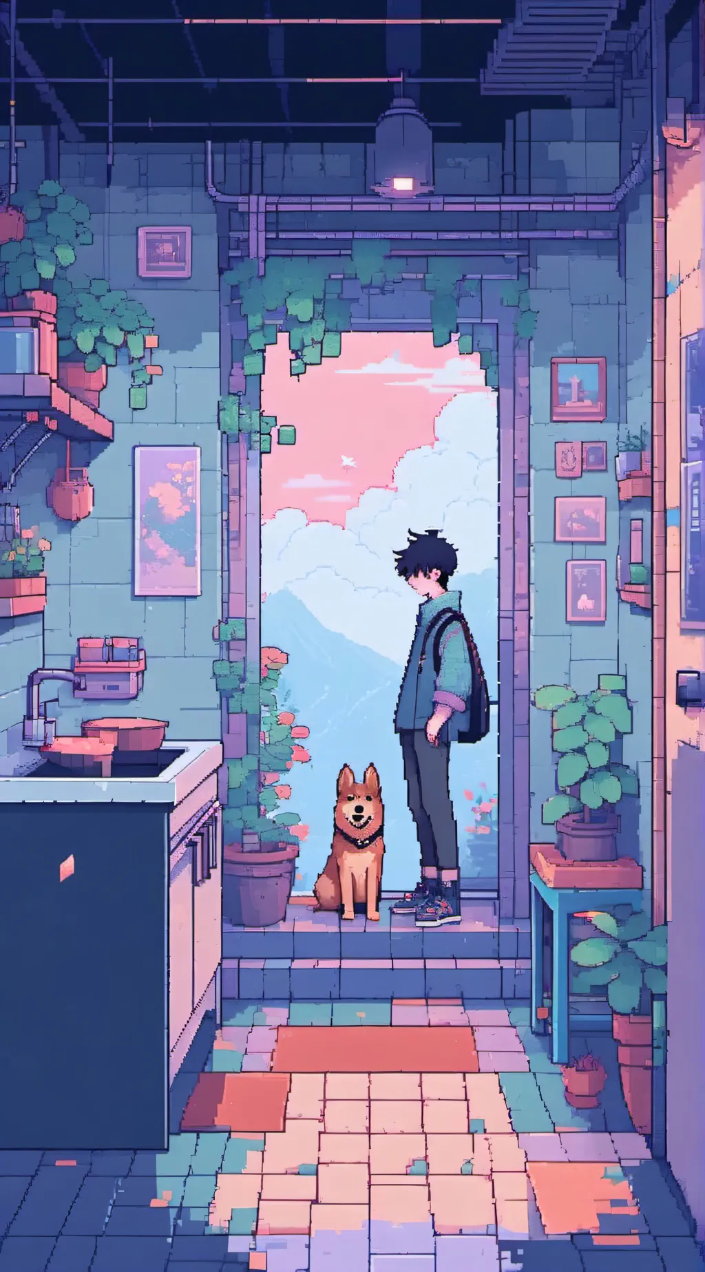 ai character: deku background