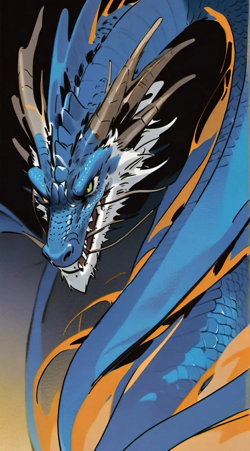 ai character: Dragon background