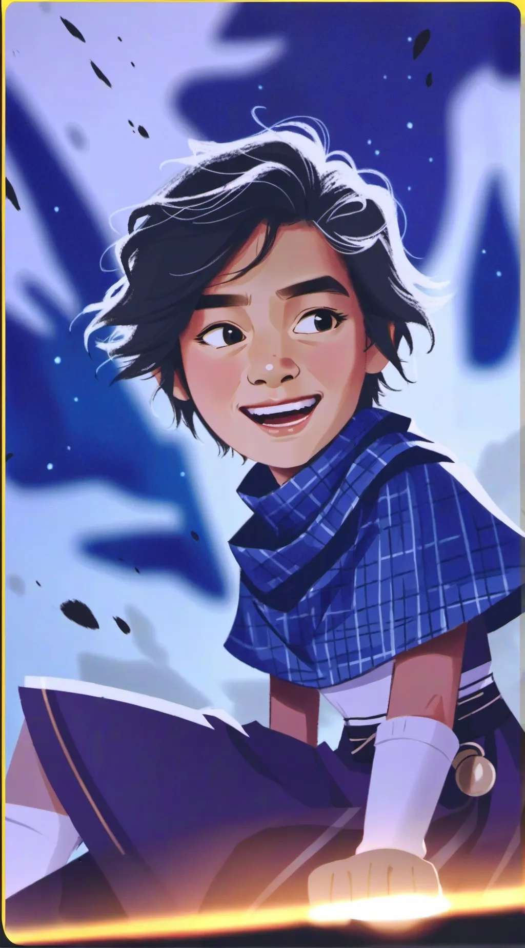 ai character: Creepypasta  background