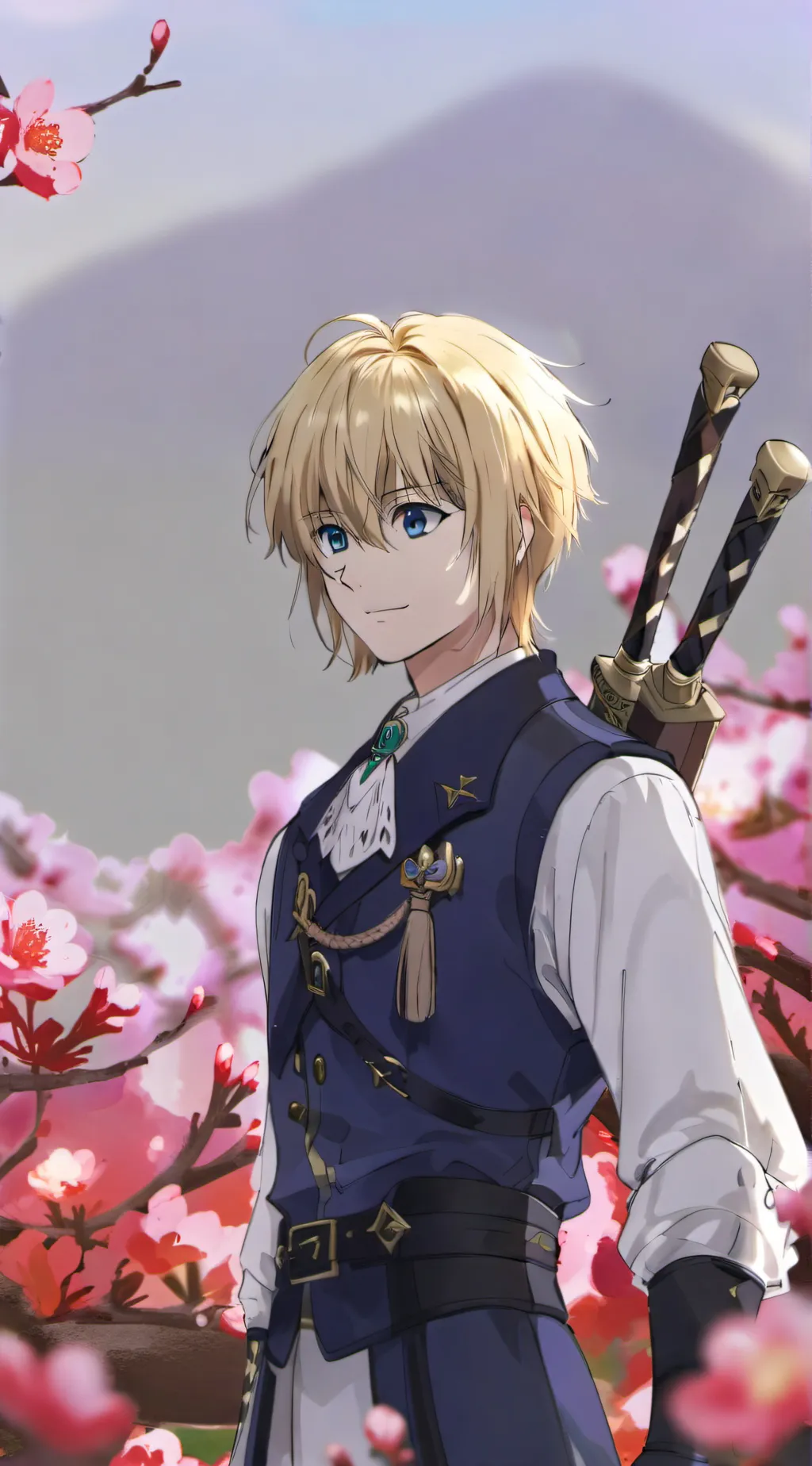 ai character: Kurapika Kurta background