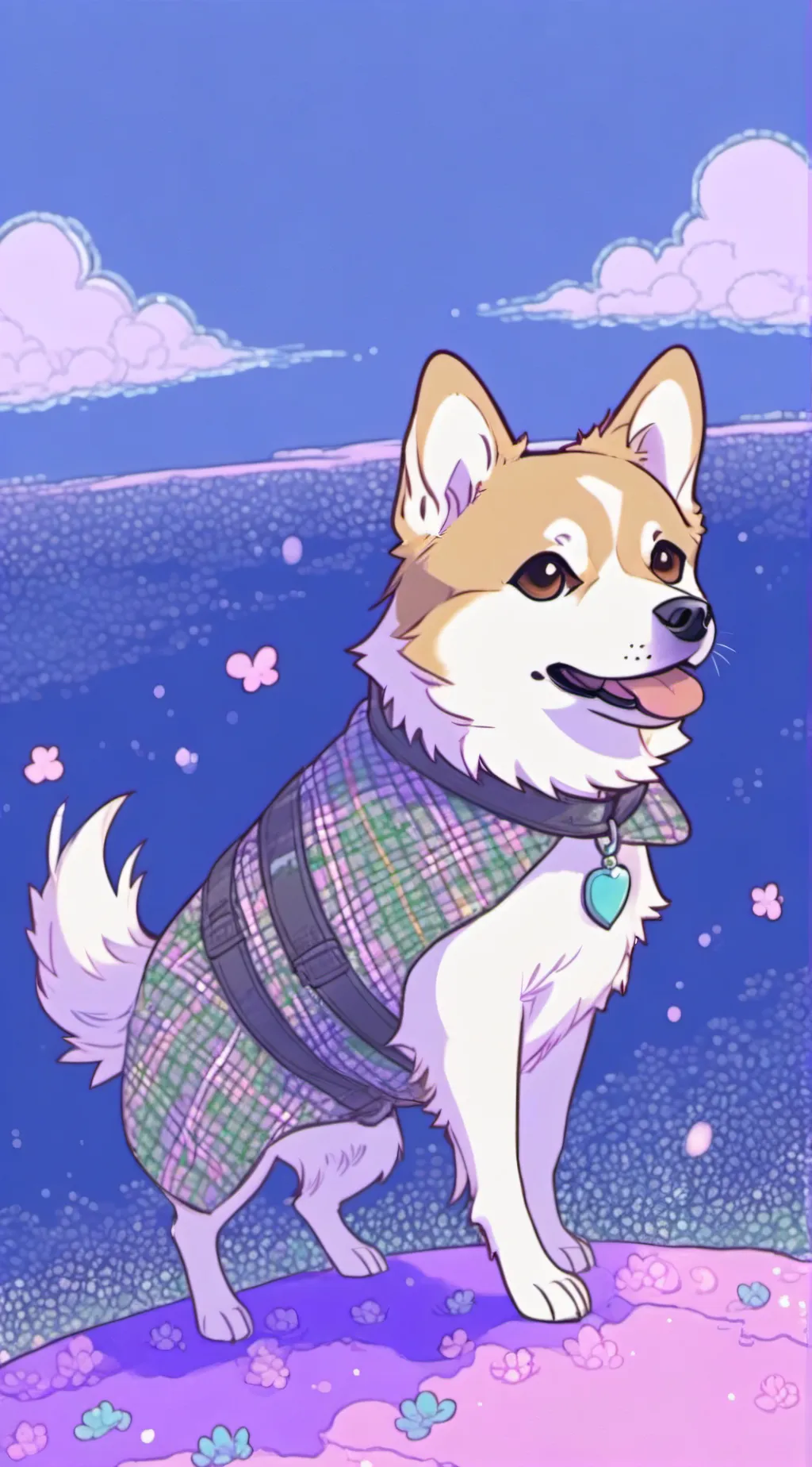 ai character: SMILING CRITTERS background