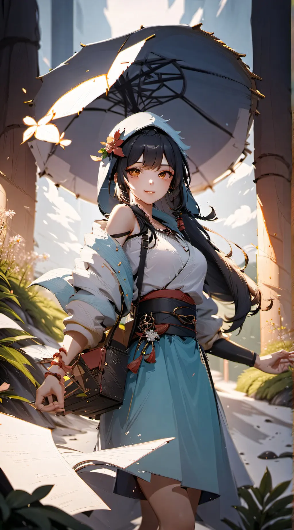 ai character: amix♥️ background