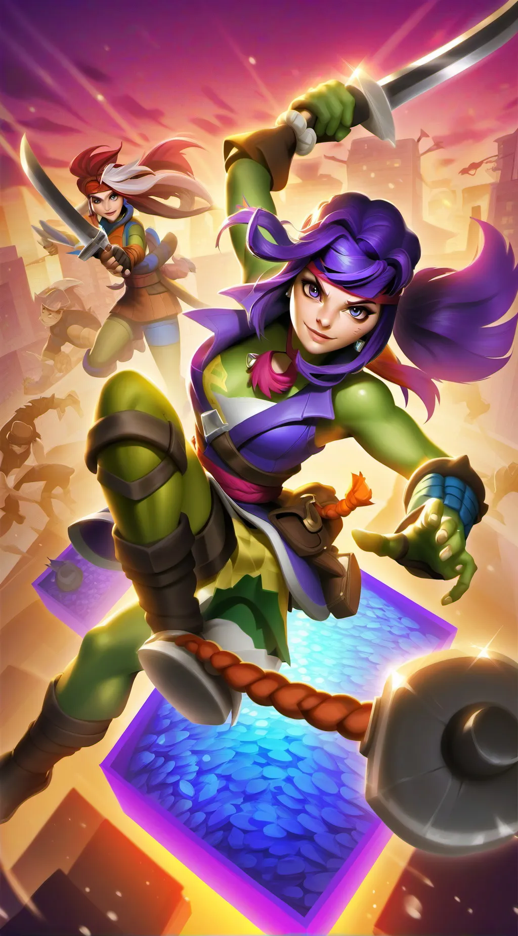 ai character: Tmnt the next gen background