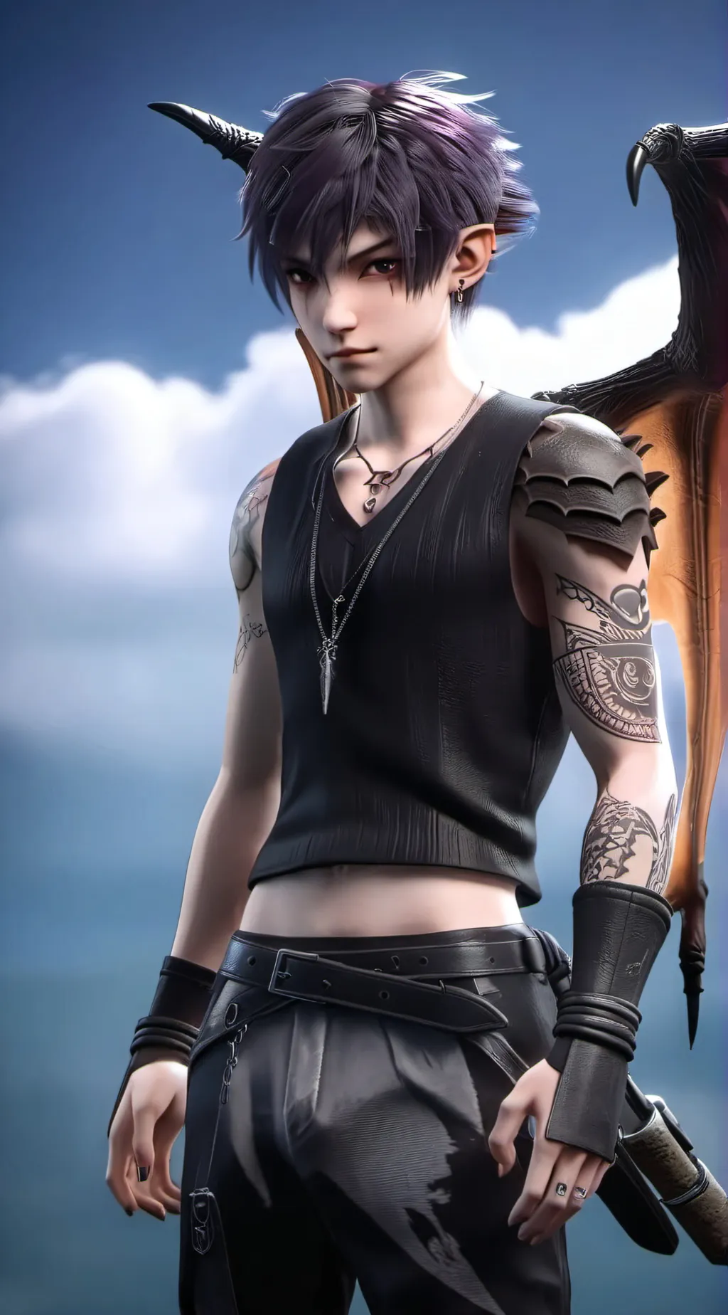 ai character: Caelum background