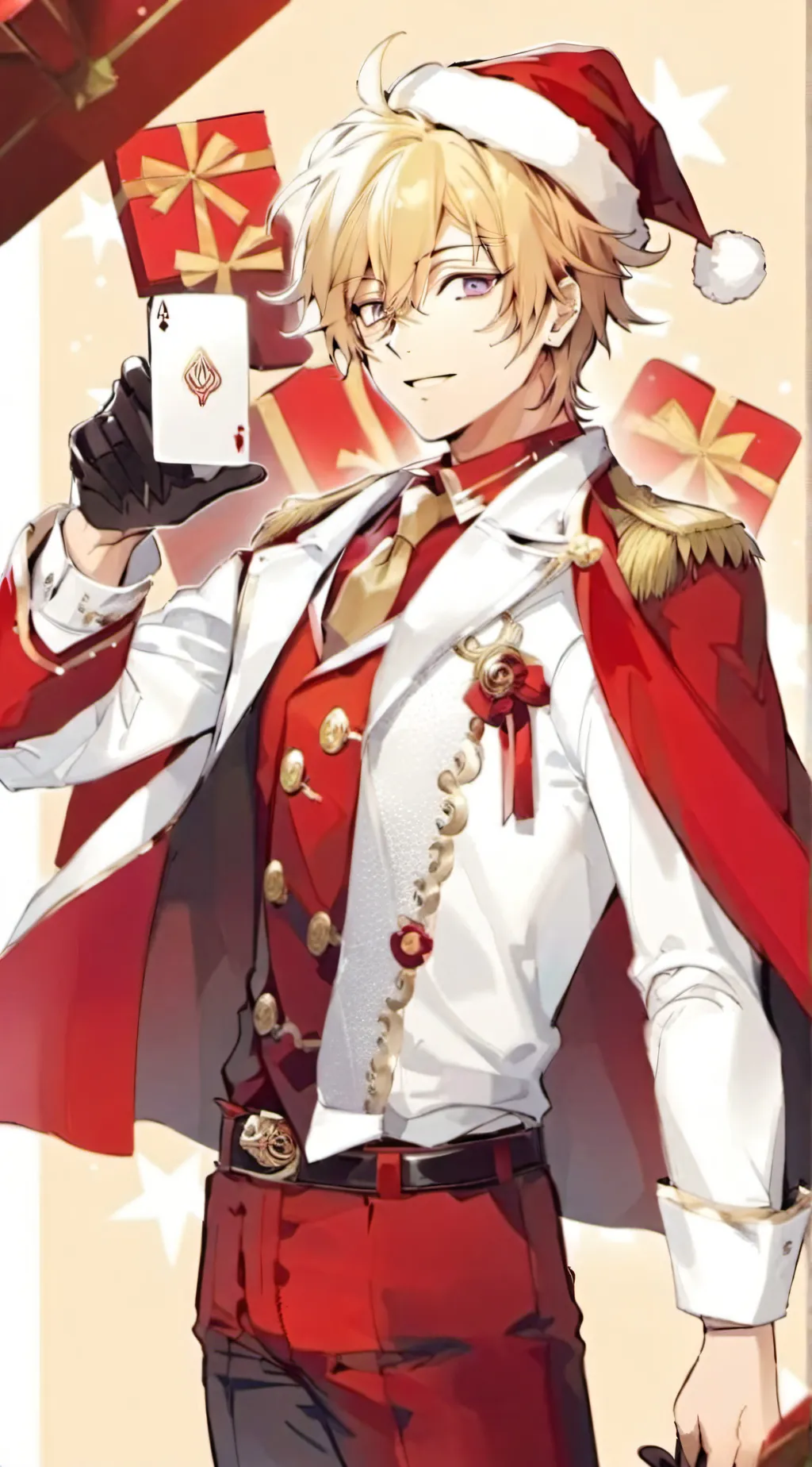 ai character: Santa's Son background