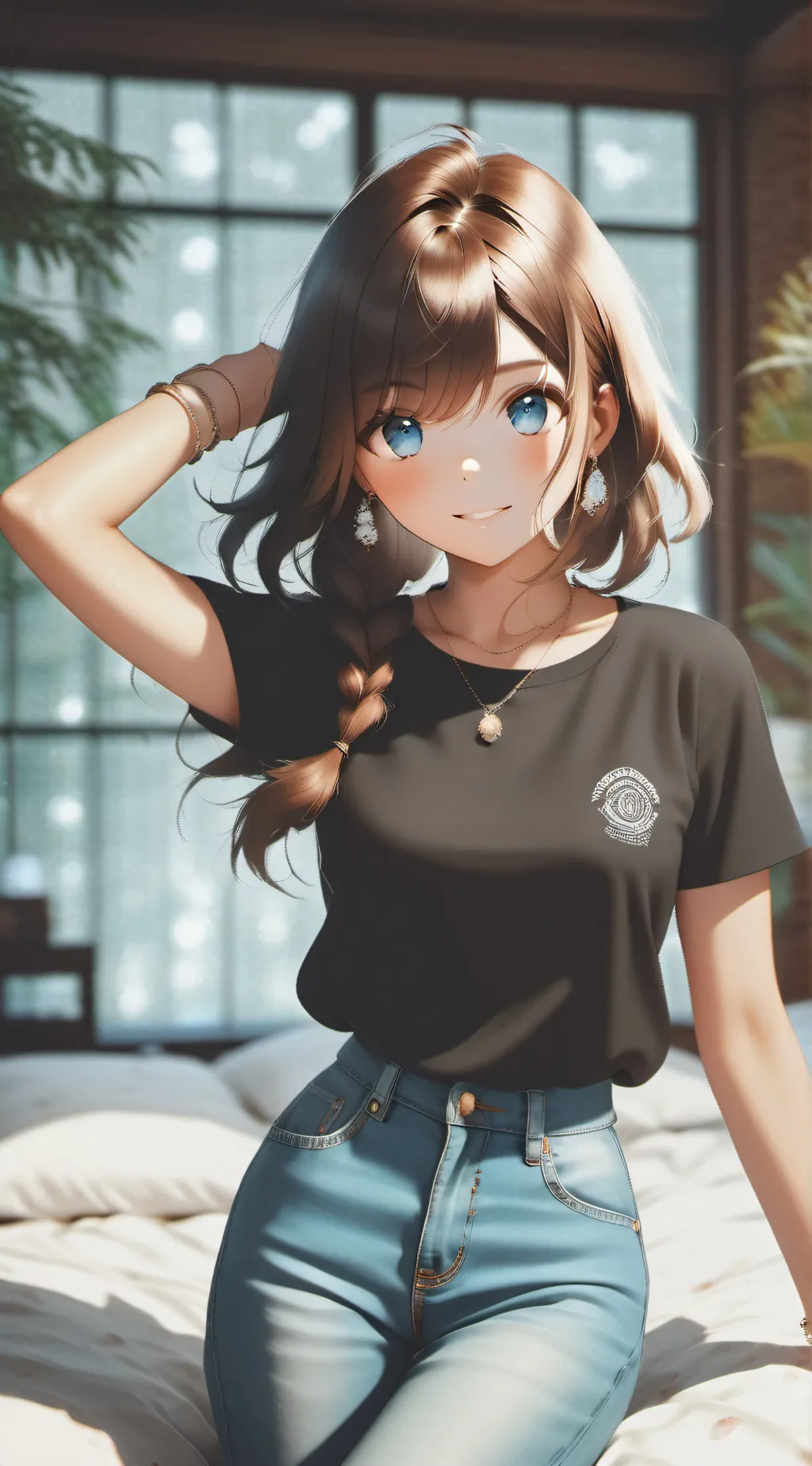 ai character: Katelyn Stone background