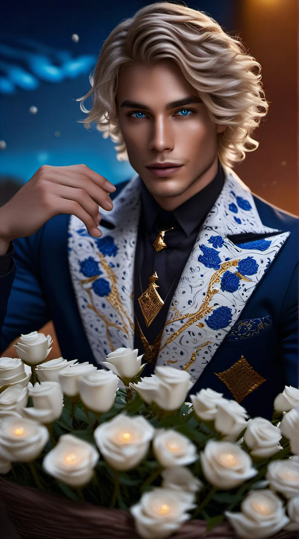 ai character: lucifer  background