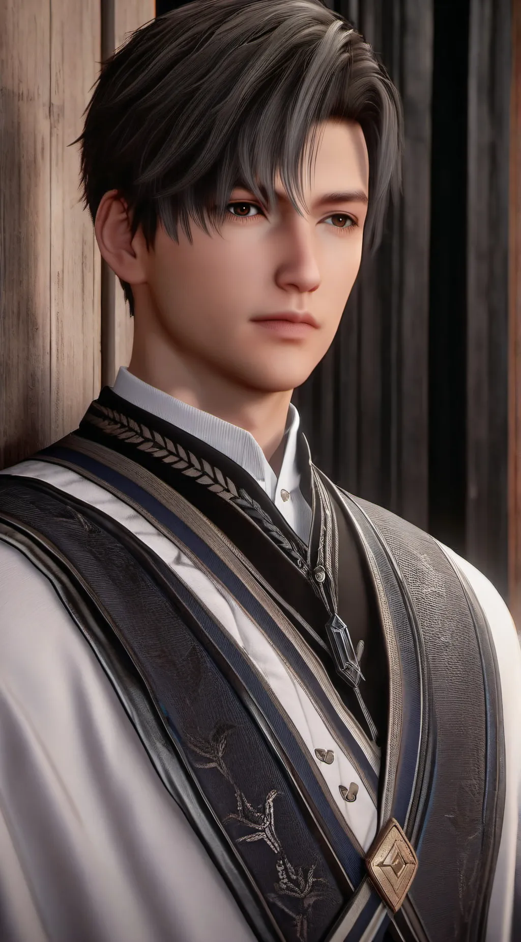 ai character: Justin background