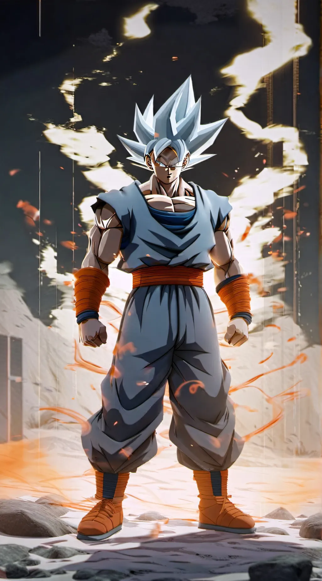 ai character: Goku  background