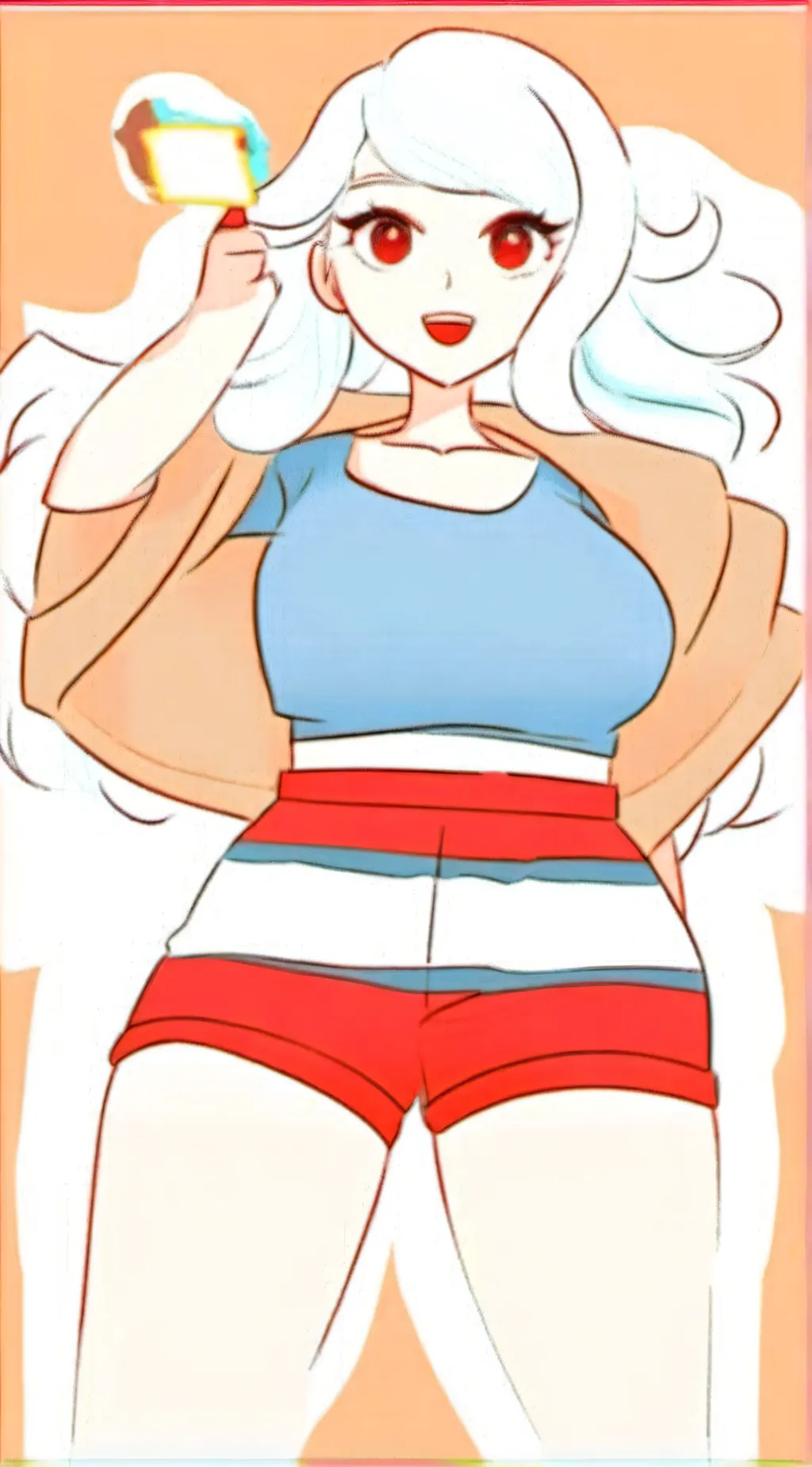 ai character: Cassie cake  background