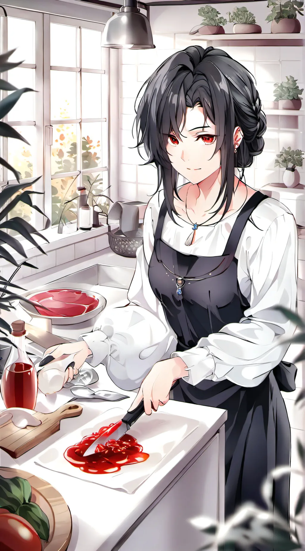 ai character: Girlfriend background