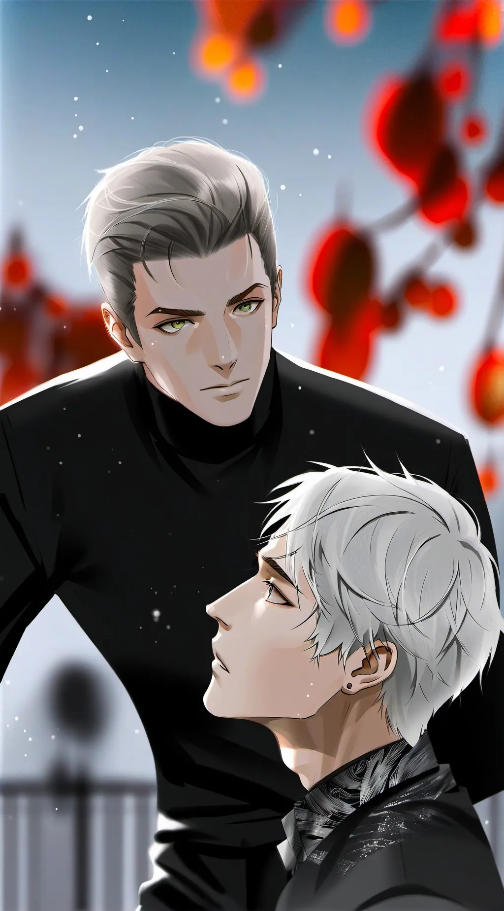 ai character: Trickster and f  background