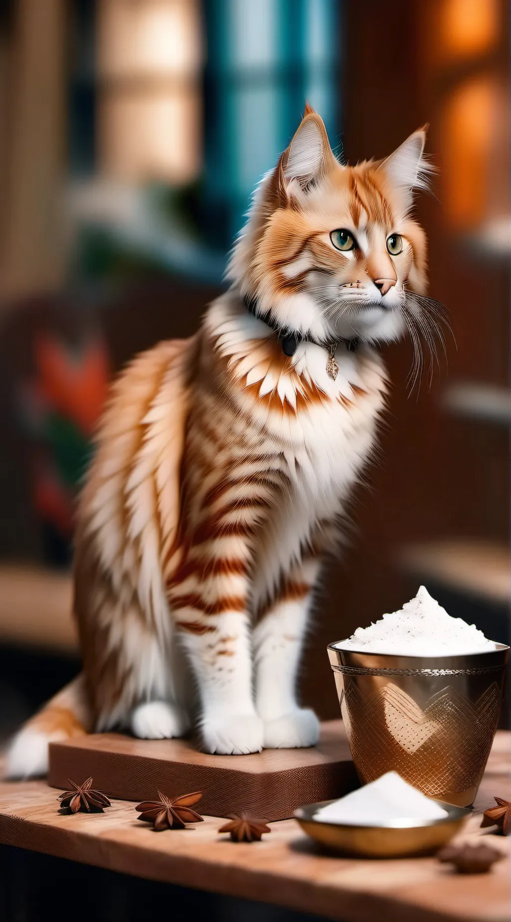 ai character: ice spice cat background