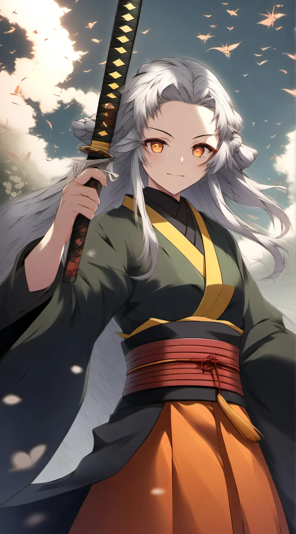 ai character: Wisteria poison  background