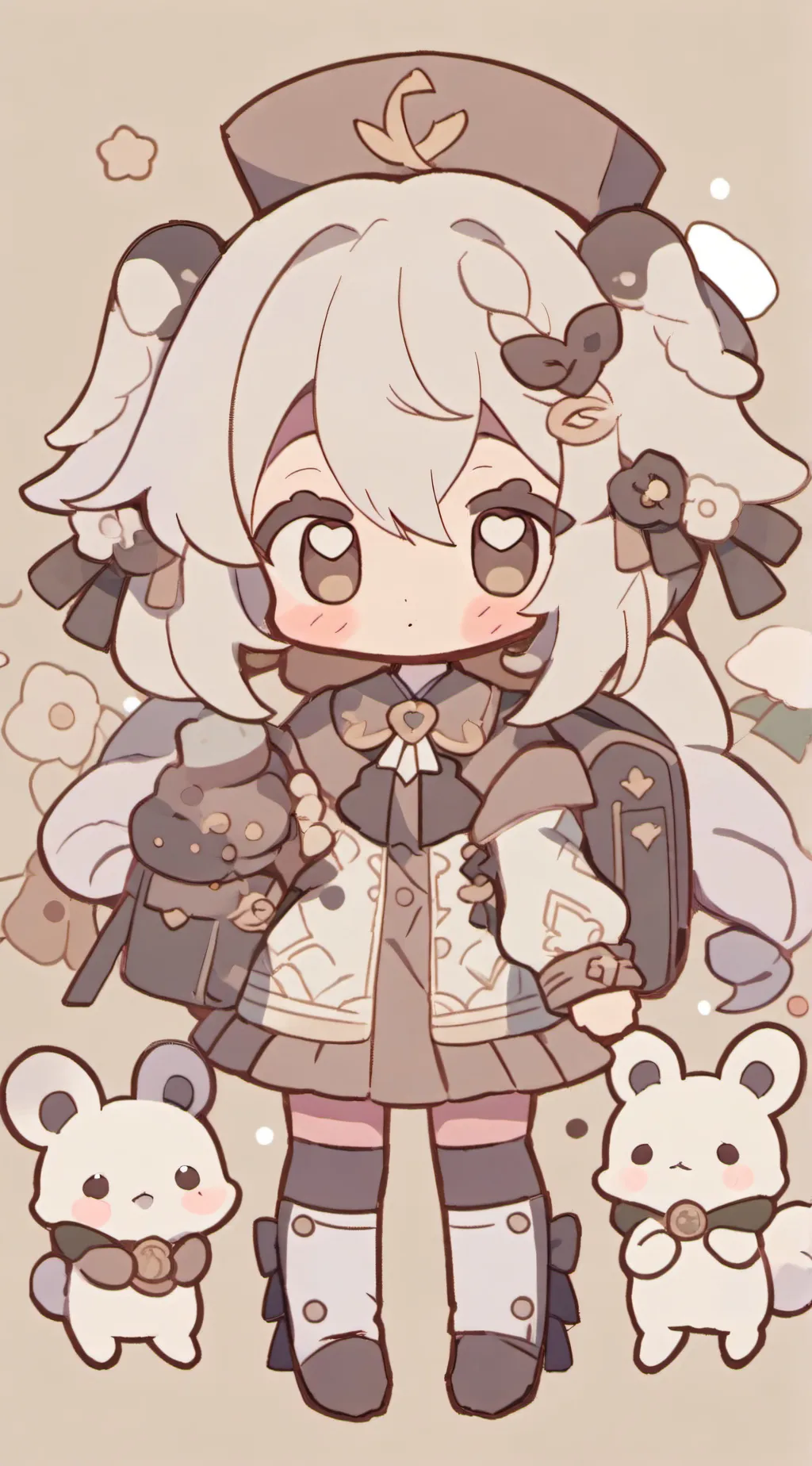 ai character: milly background