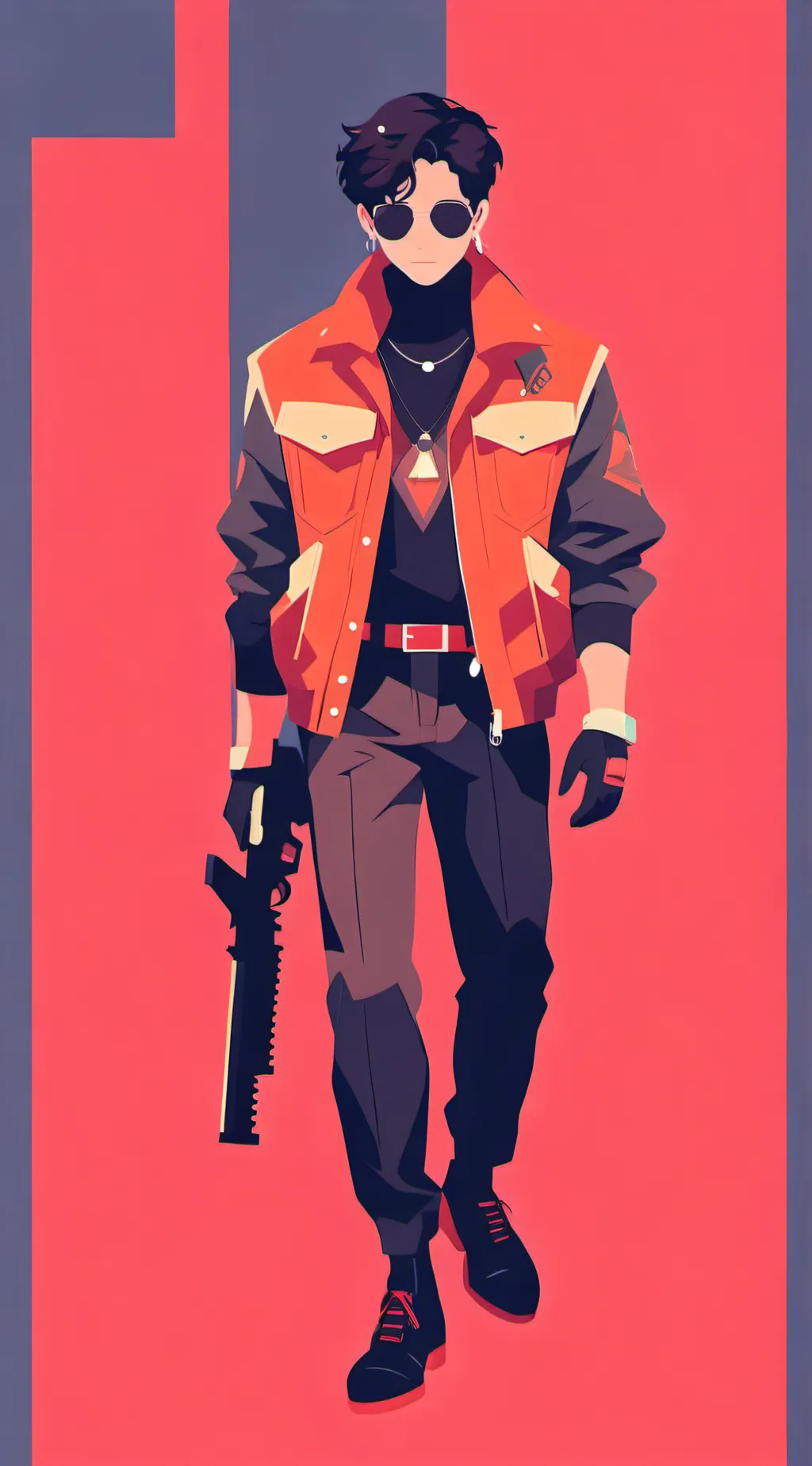 ai character: Mha bounty hunter background