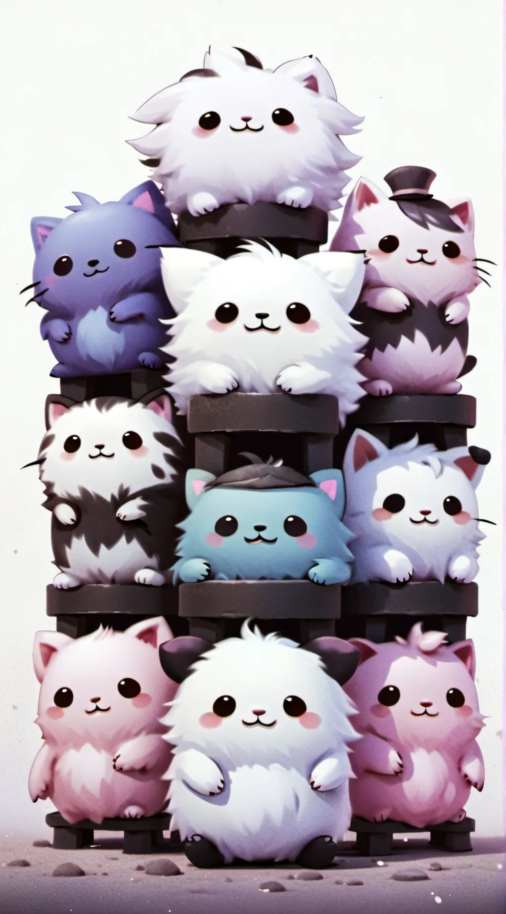 ai character: Smiling haters background